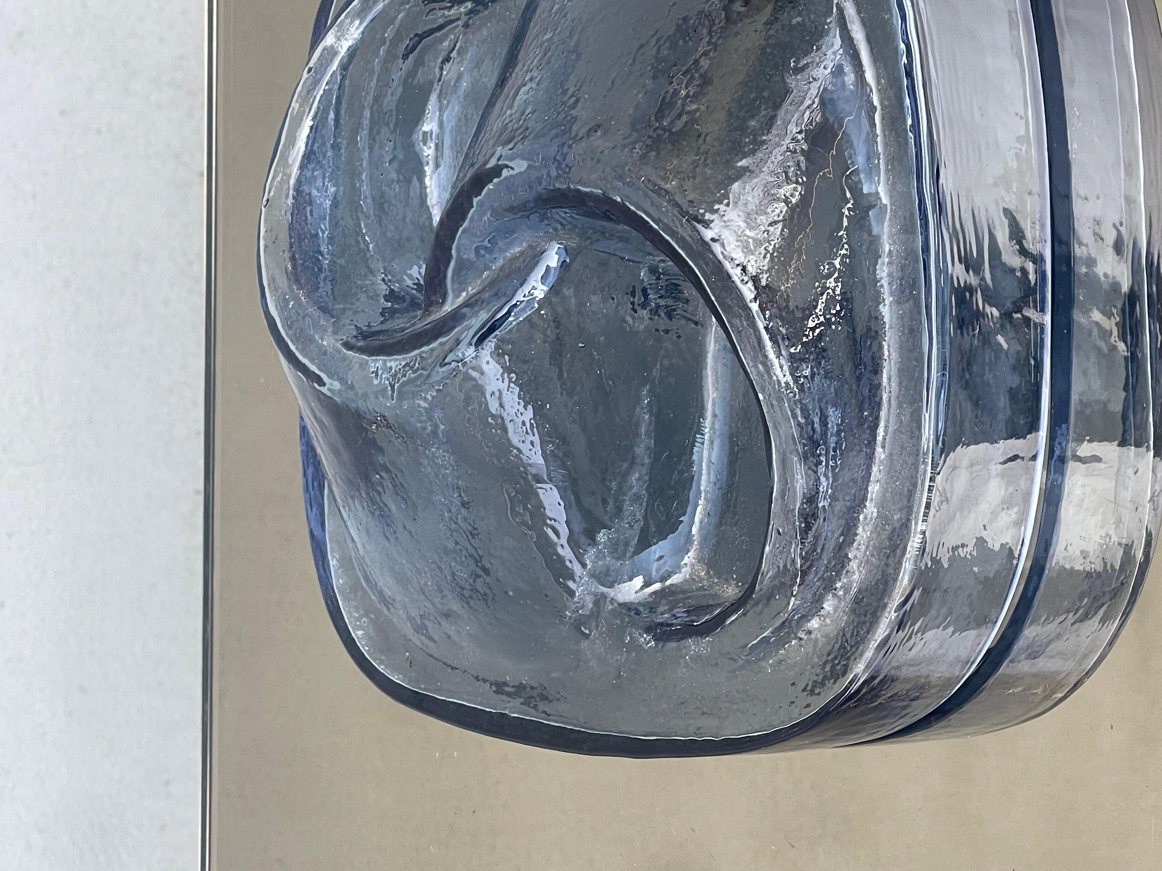 Scultura Astratta in Vetro, Vetro, Seconda Metà XX Secolo, Artista Ignoto in vendita 1