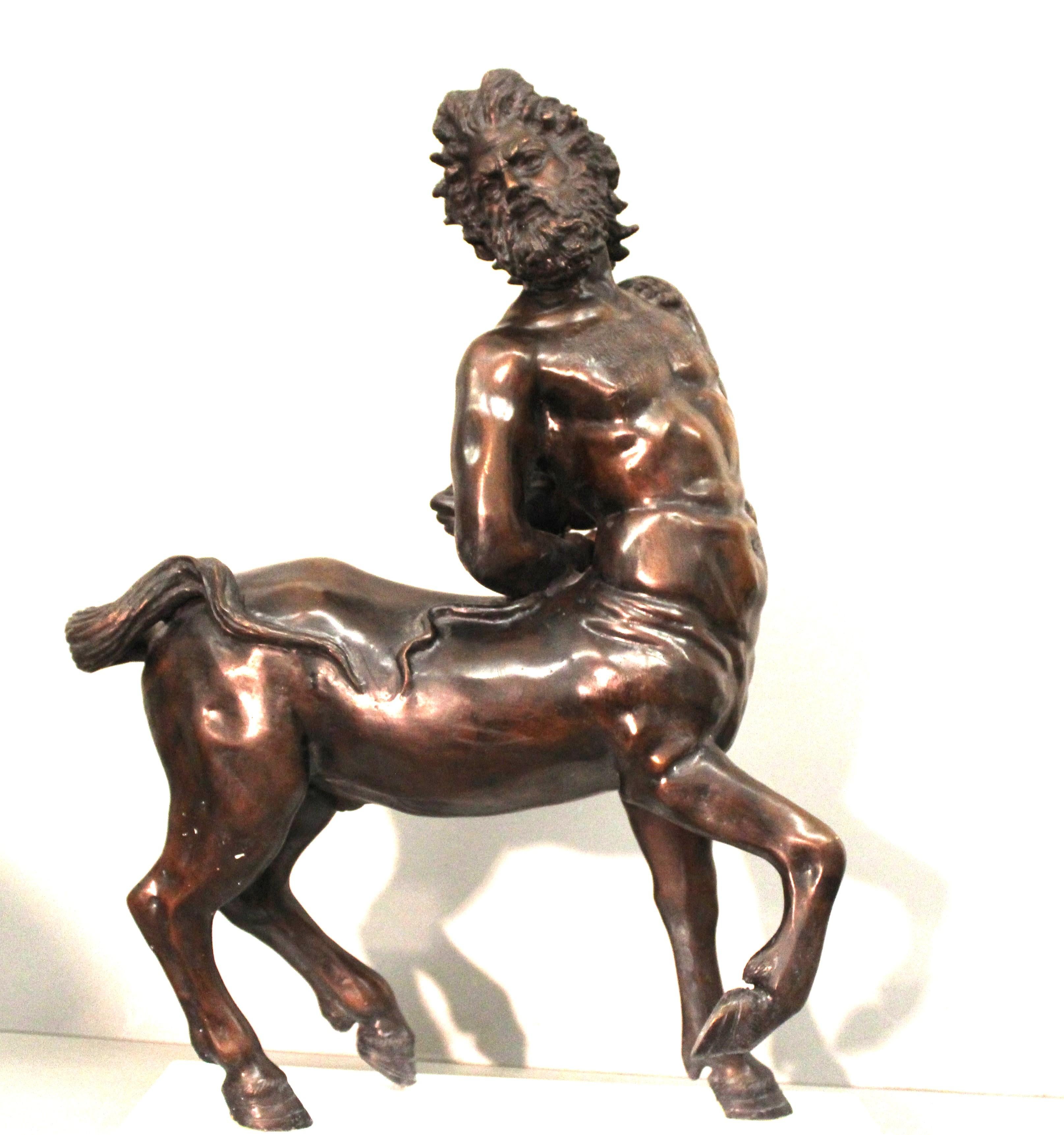 Scultura centauro in bronzo, 