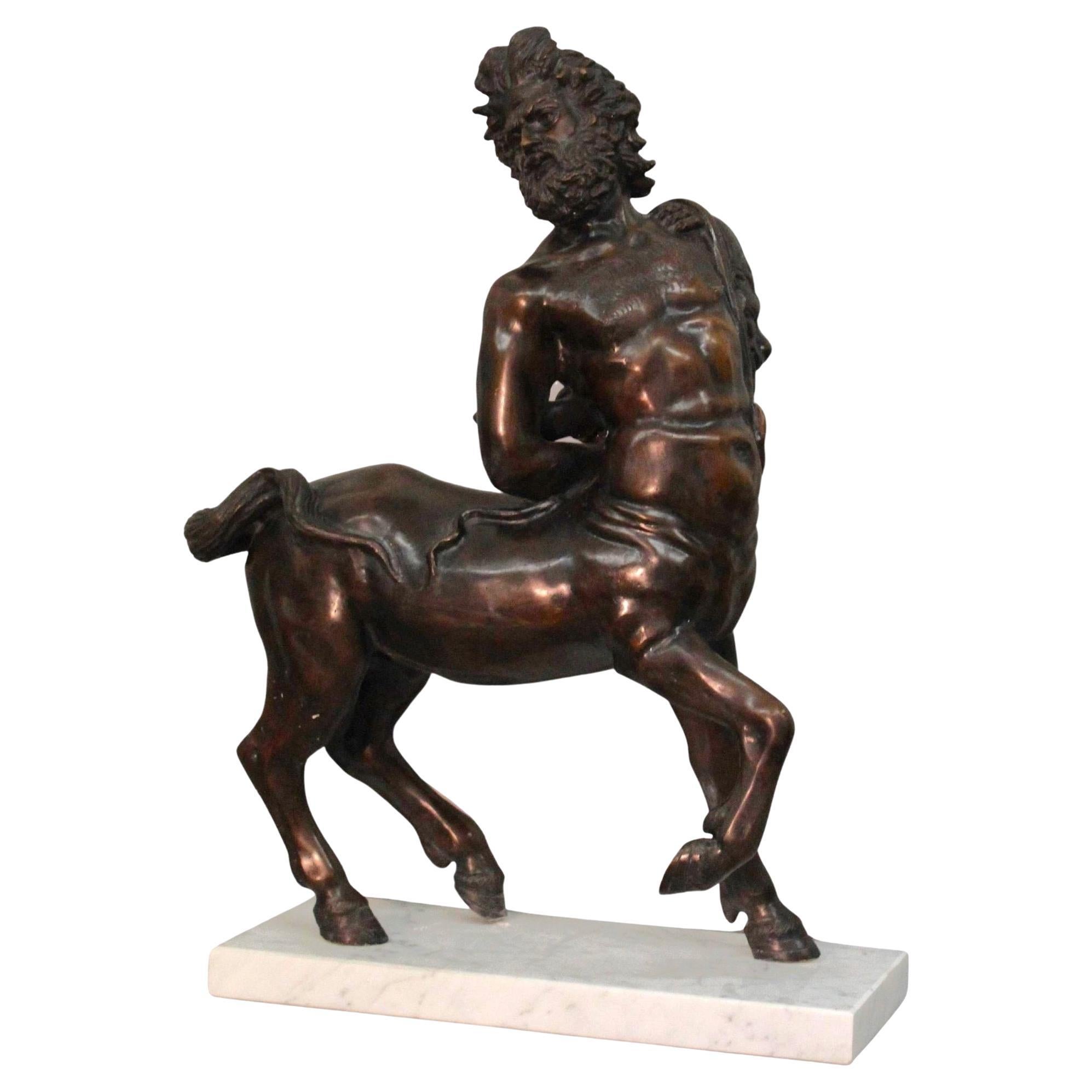 Scultura, Centauro "il Vecchio", Bronzo, Seconda Metà Del 20° Secolo For Sale