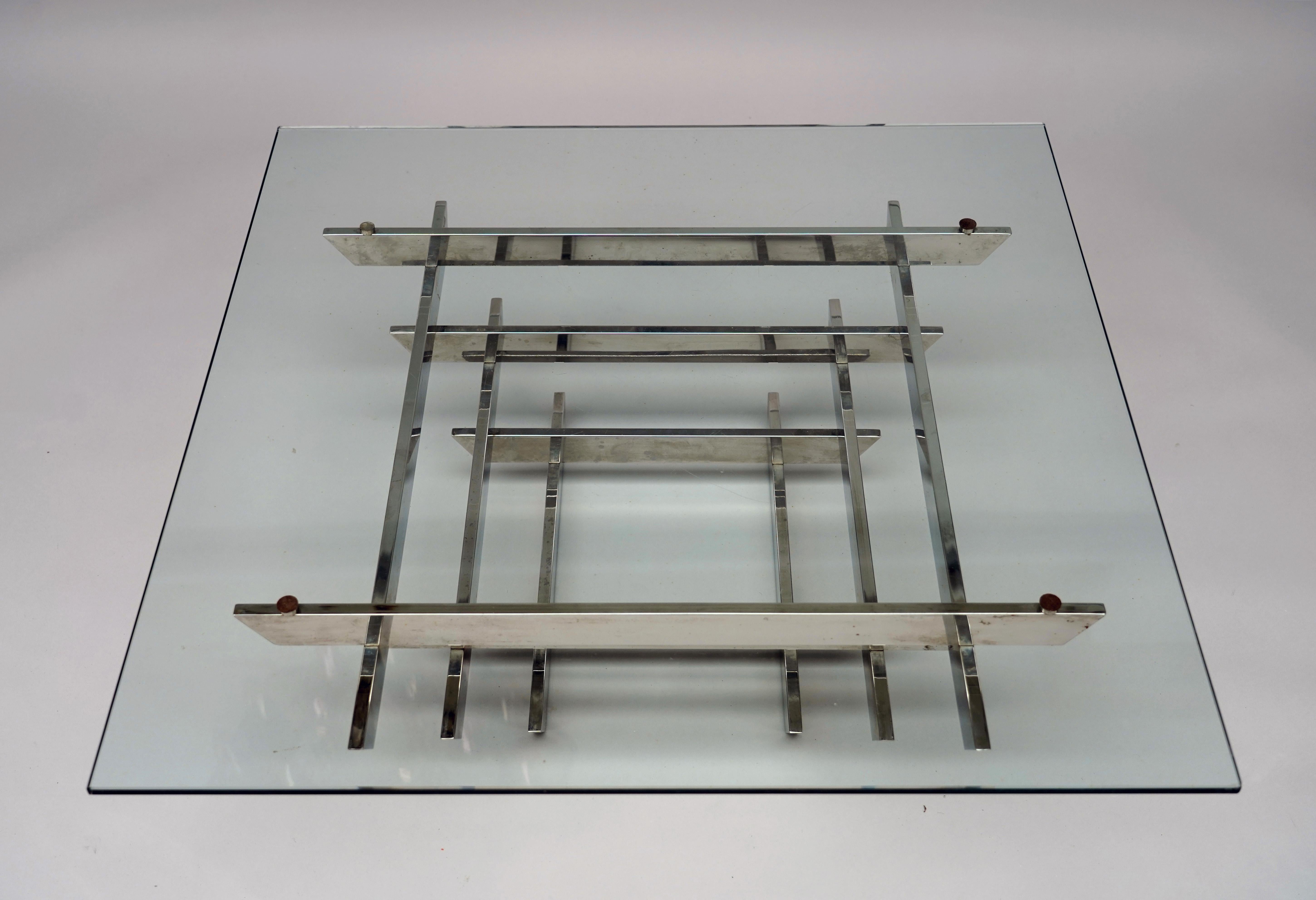 Table basse Scultura attr. à D. A., Angleterre, circa 1970 Bon état - En vente à PARIS, FR