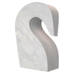 Scultura di cavallo in marmo di Carrara di Carcino Design