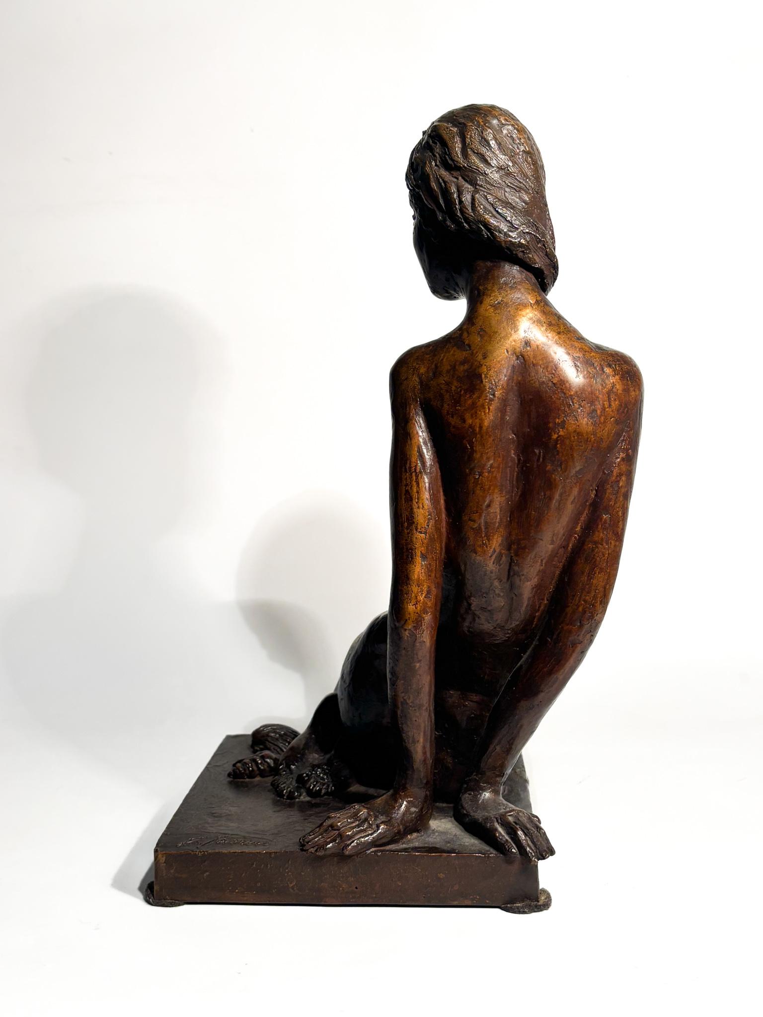 Scultura di Dama in Bronzo di Autore Italiano Anni 20 in vendita 6