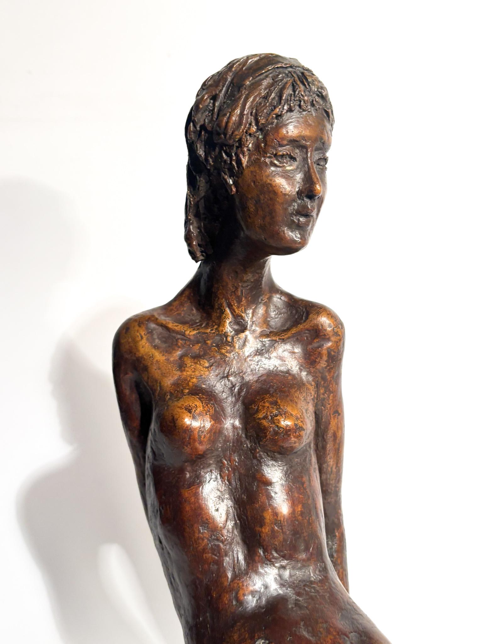 Scultura di Dama in Bronzo di Autore Italiano Anni 20 in vendita 9