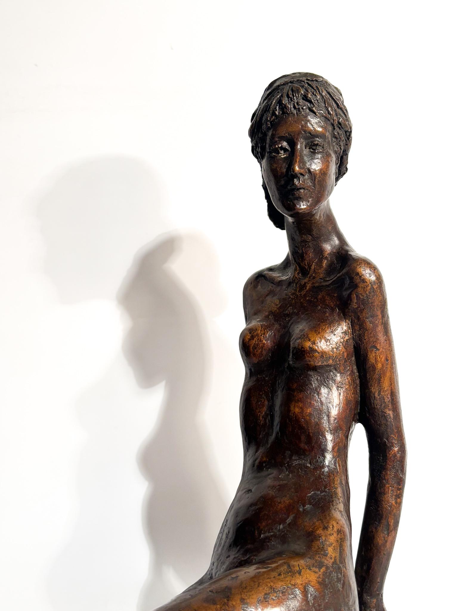 Scultura di Dama in Bronzo di Autore Italiano Anni 20 in vendita 1