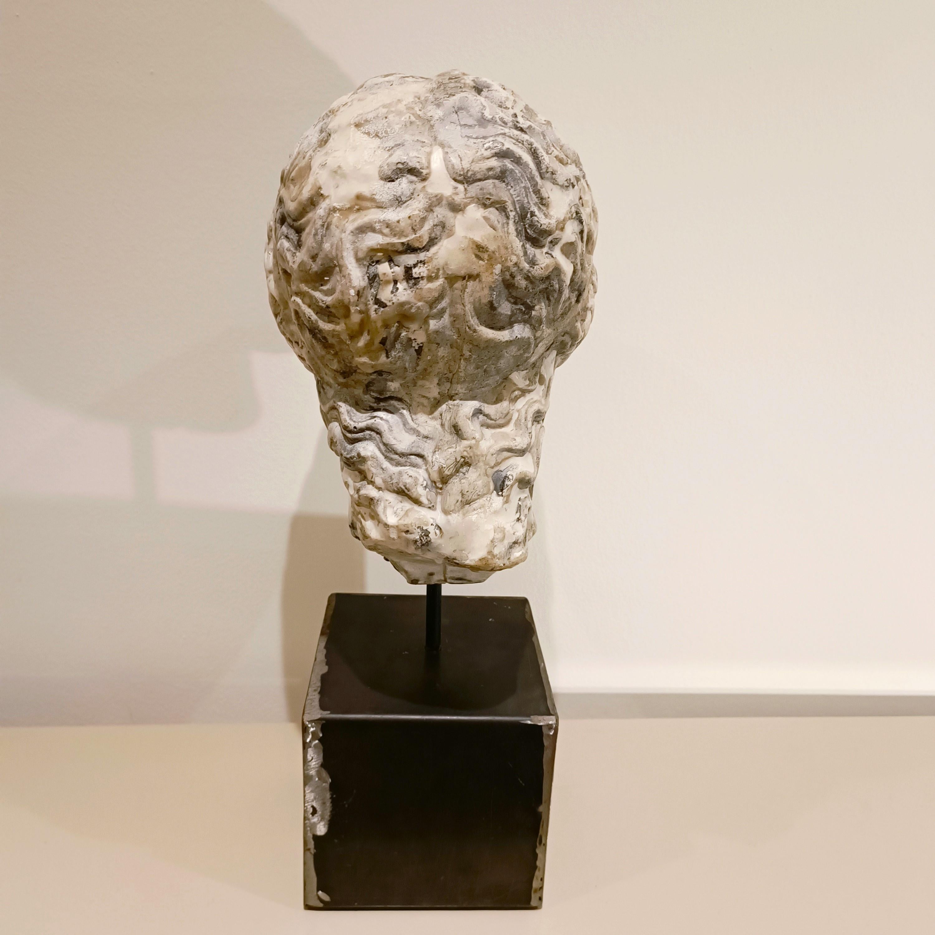Sculpture of Hera Greek mythology in plaster, wax - Alessandro La Motta For Sale 3
