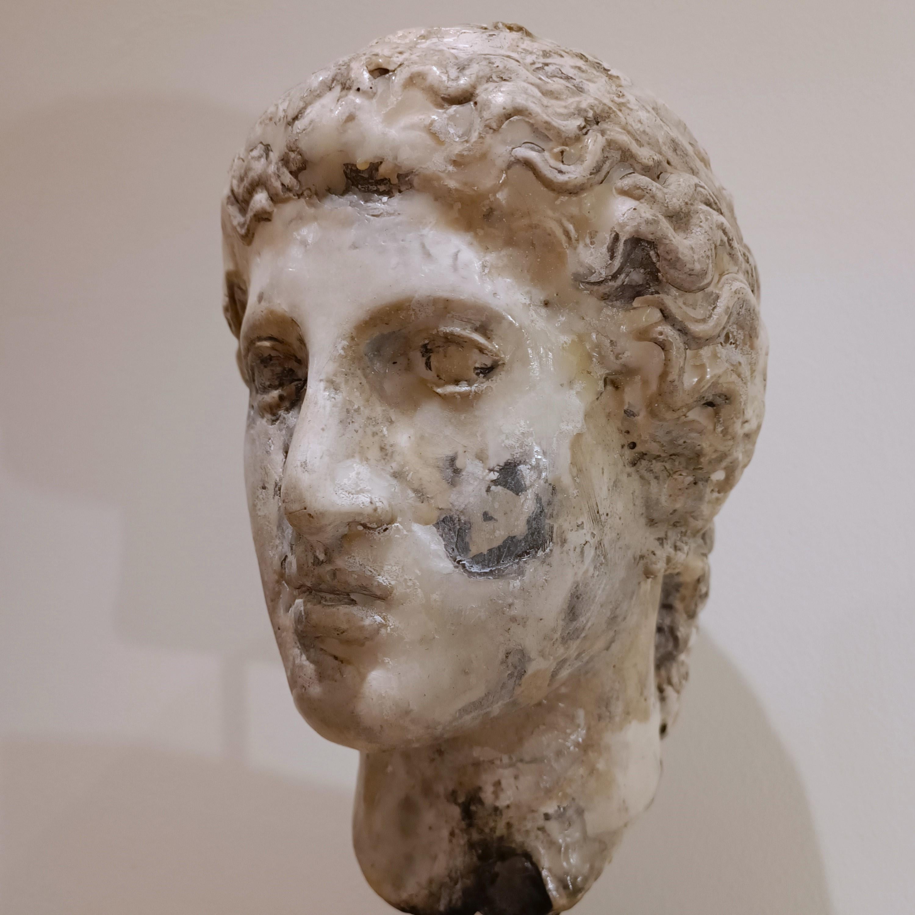 Sculpture of Hera Greek mythology in plaster, wax - Alessandro La Motta For Sale 5