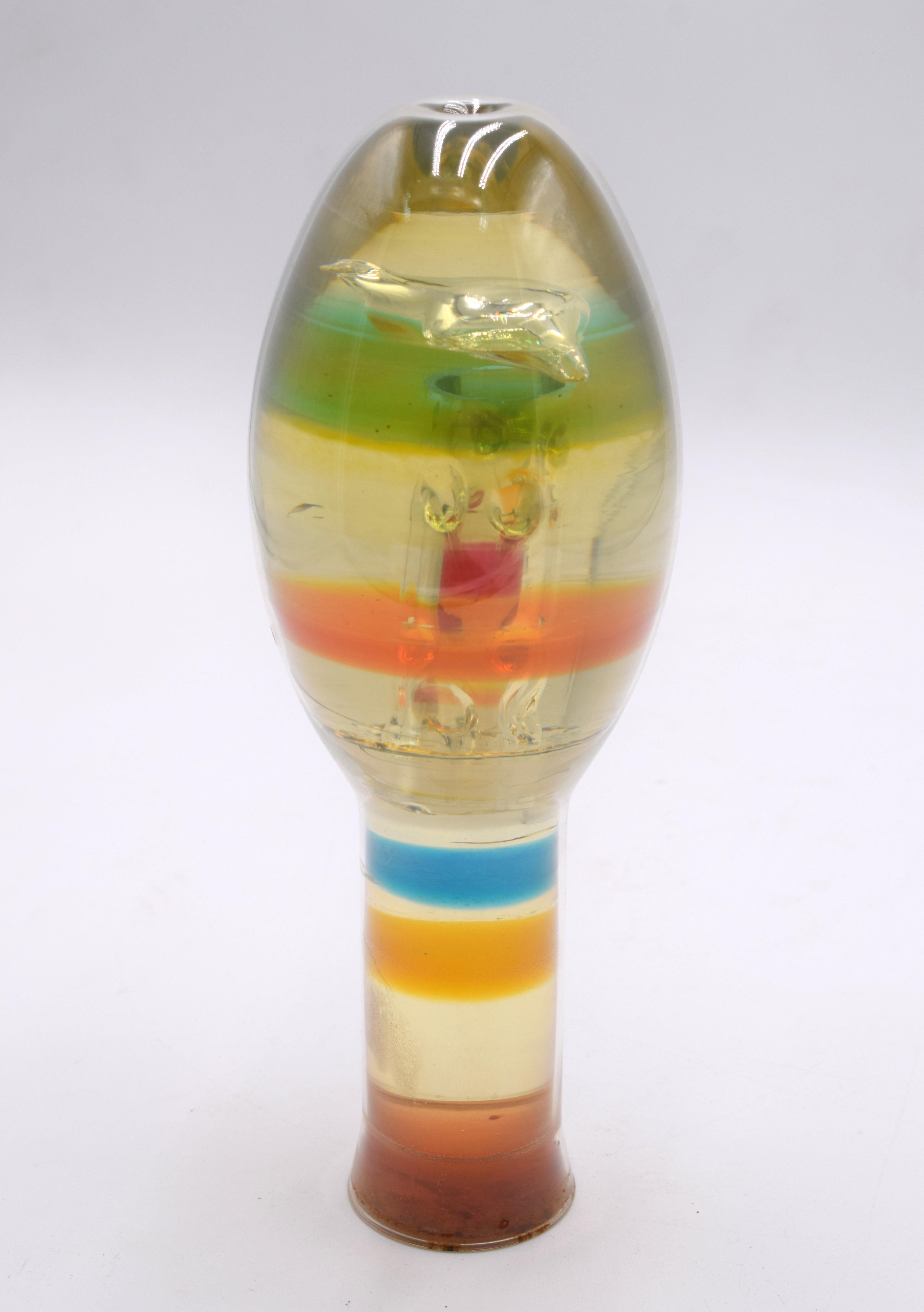 Skulptur von Michele Canzoneri, Italien, 1970er Jahre. (Plexiglas) im Angebot