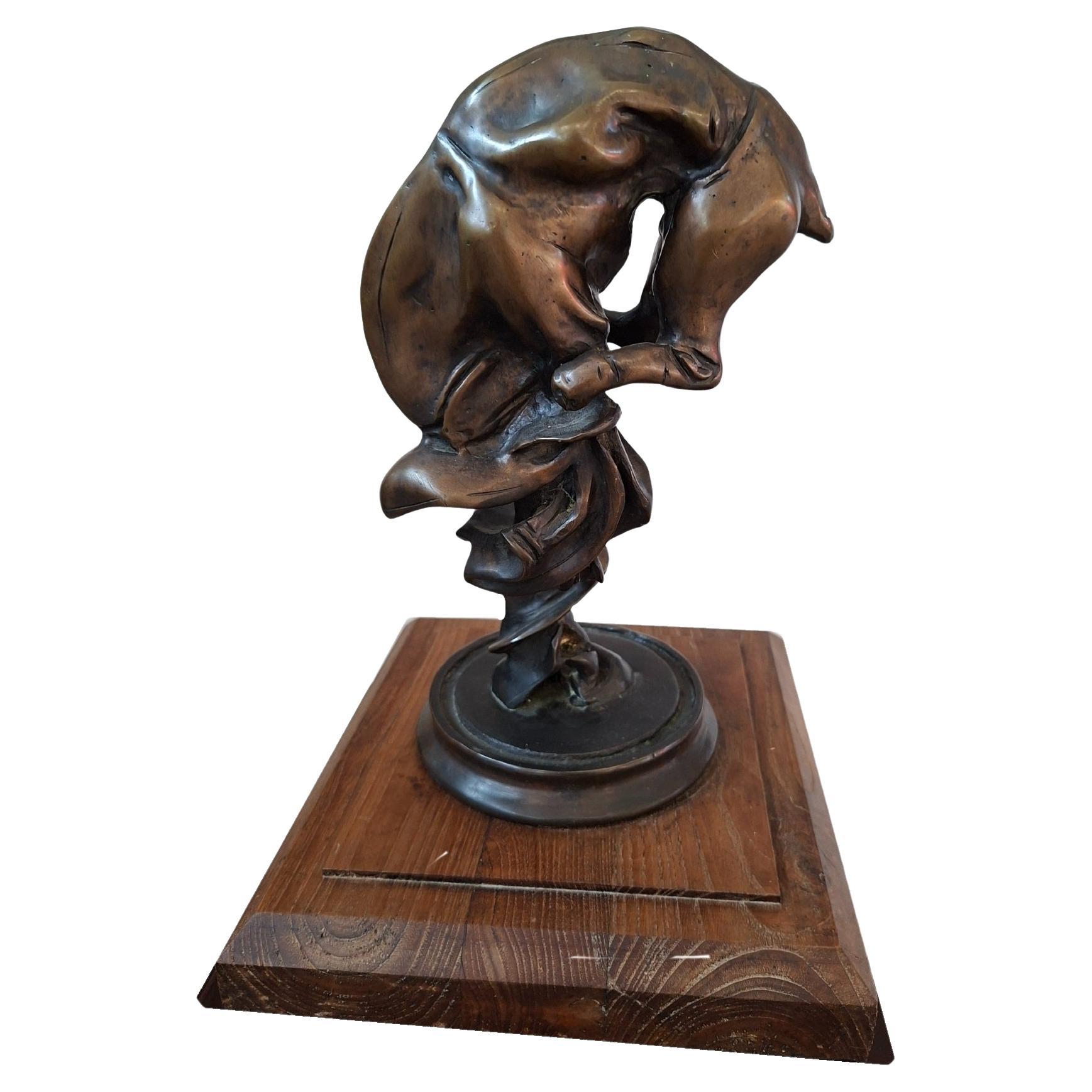 Bronzeskulptur: "Pferd in Torsion" - Camillo Catelli