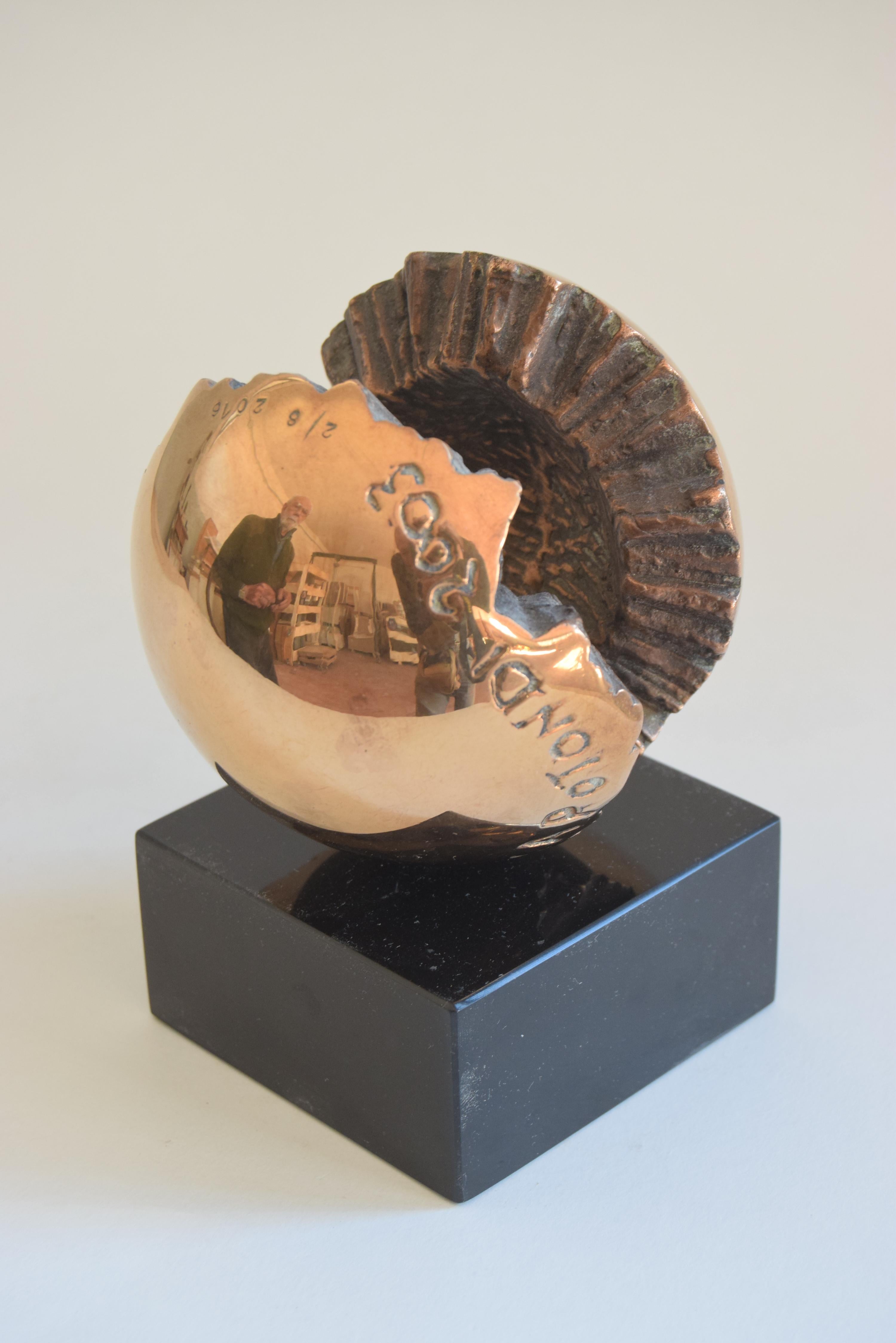 scultura in bronzo di Claudio Capotondi _ Sferaperta in vendita 2