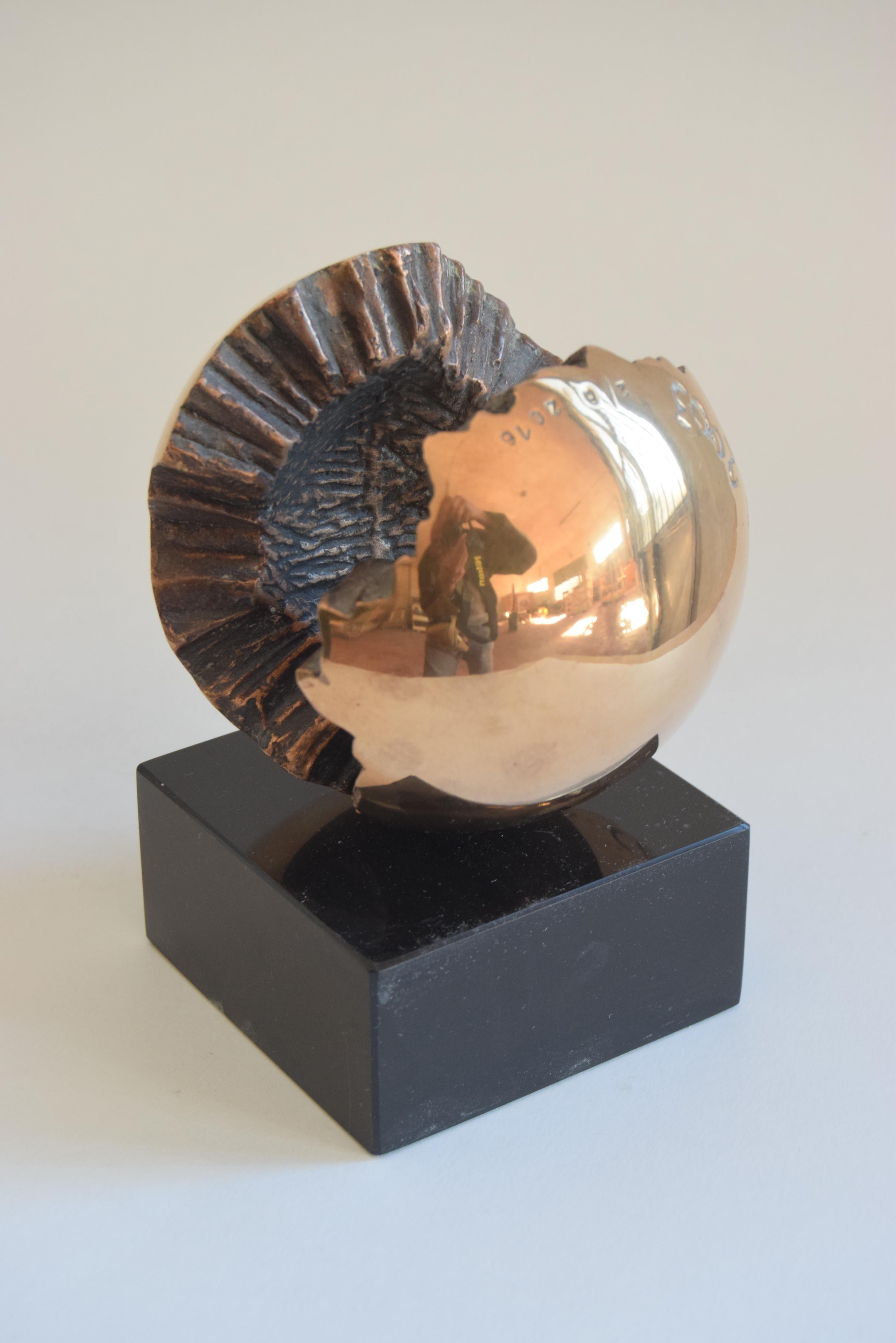 scultura in bronzo di Claudio Capotondi _ Sferaperta in vendita 3