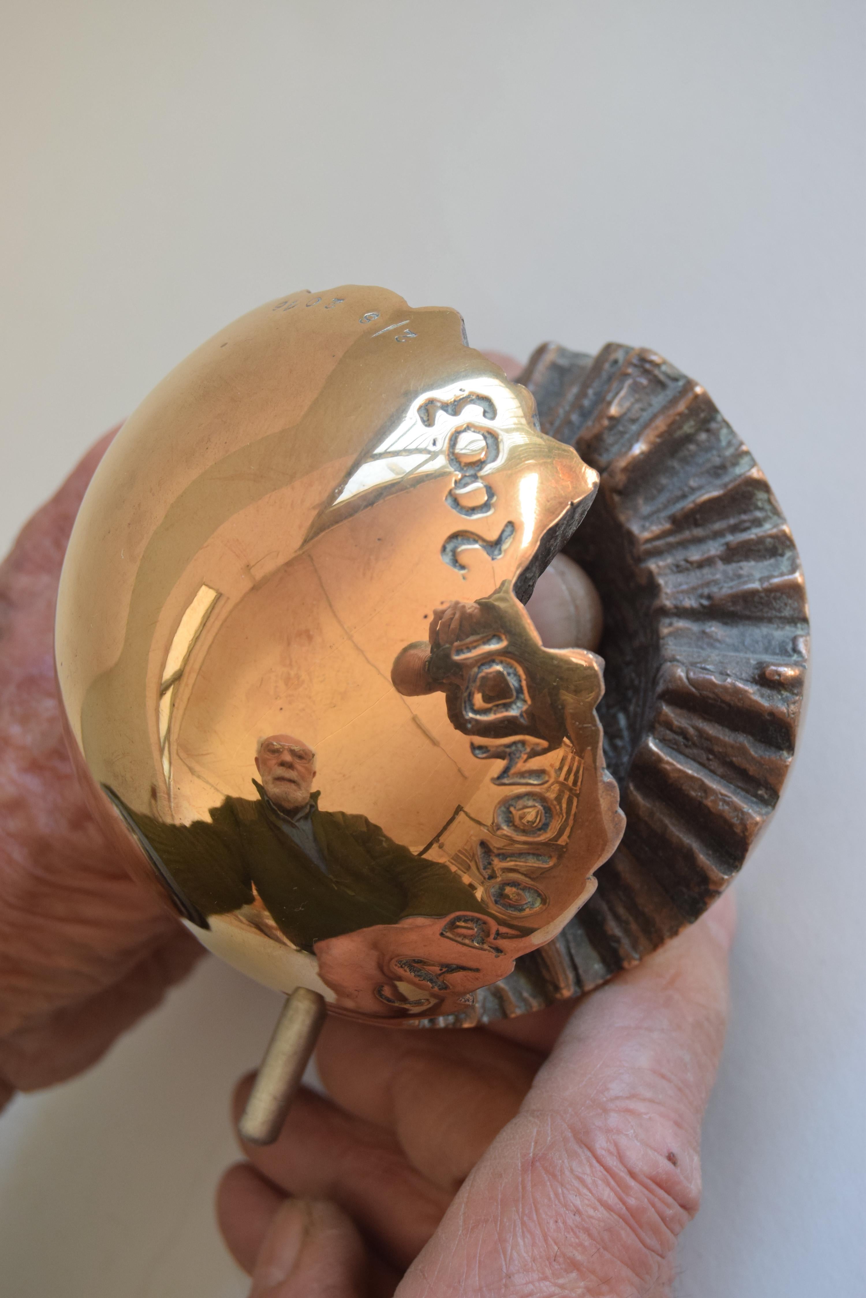 scultura in bronzo di Claudio Capotondi _ Sferaperta in vendita 5