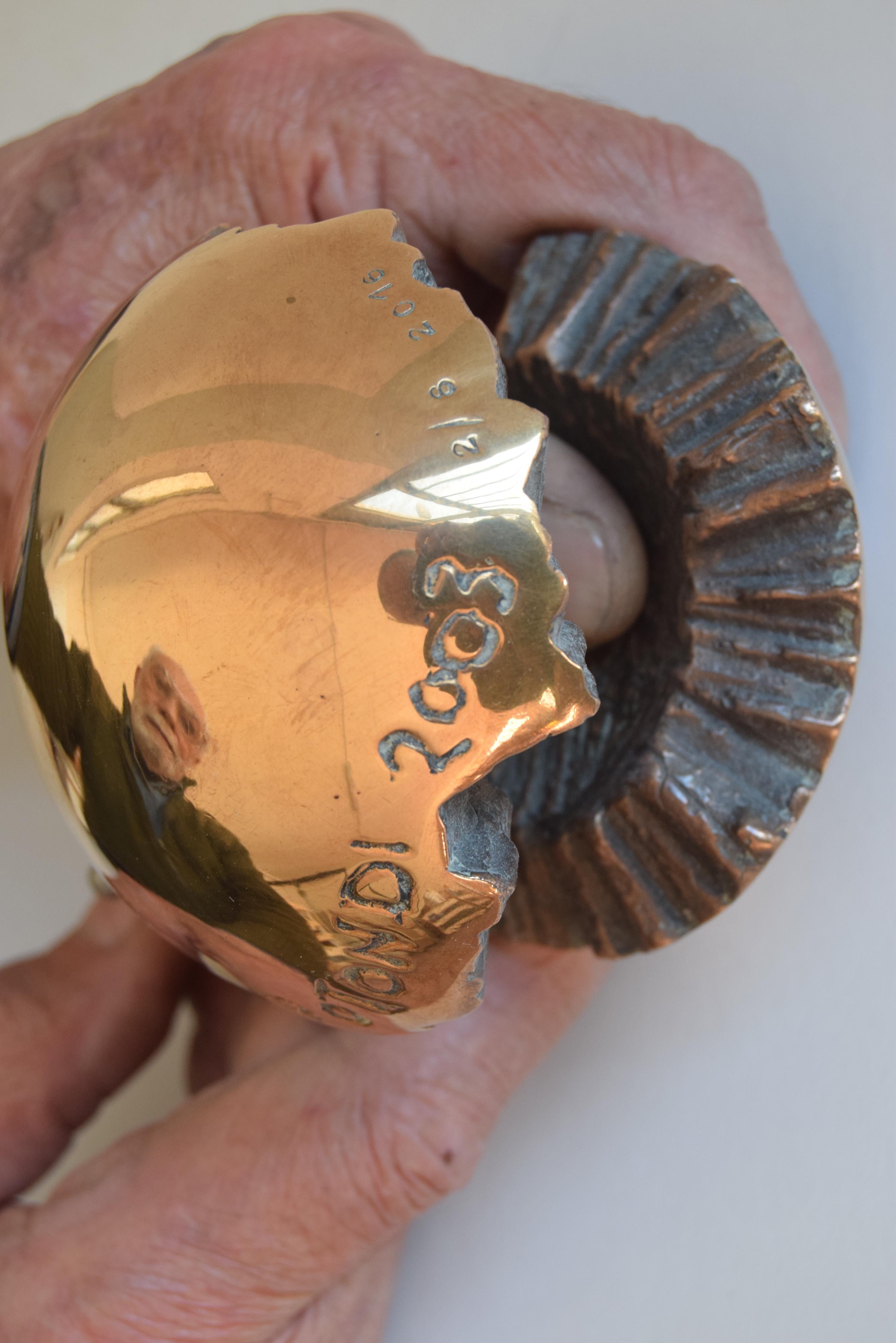 scultura in bronzo di Claudio Capotondi _ Sferaperta in vendita 6