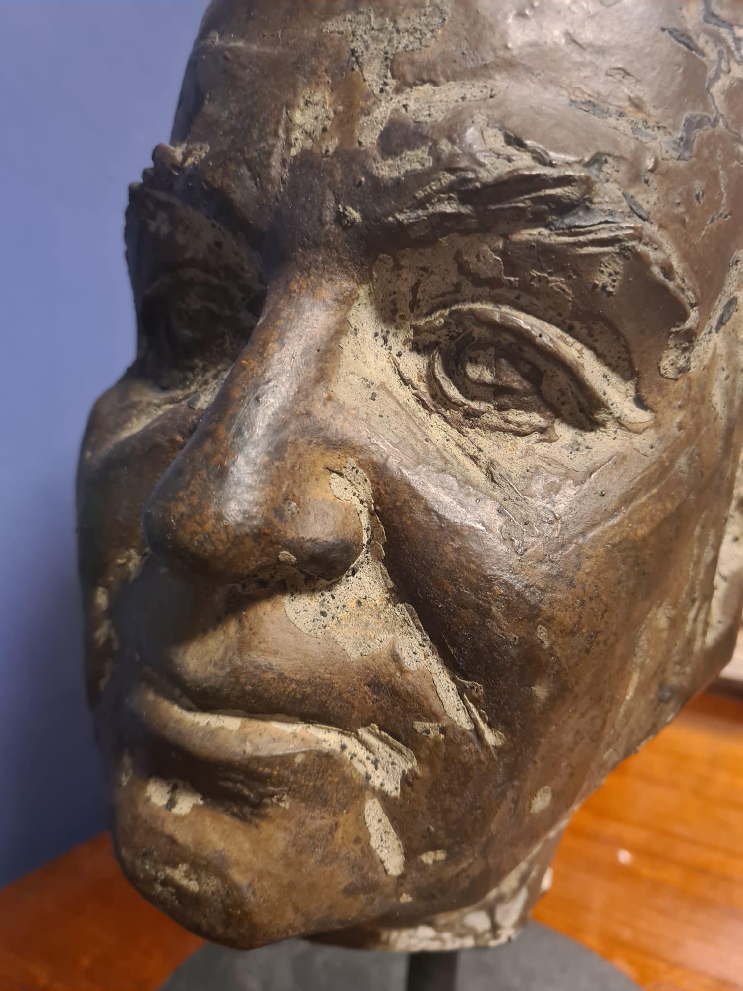 Bronze sculpture of Umberto Mastroianni For Sale 11