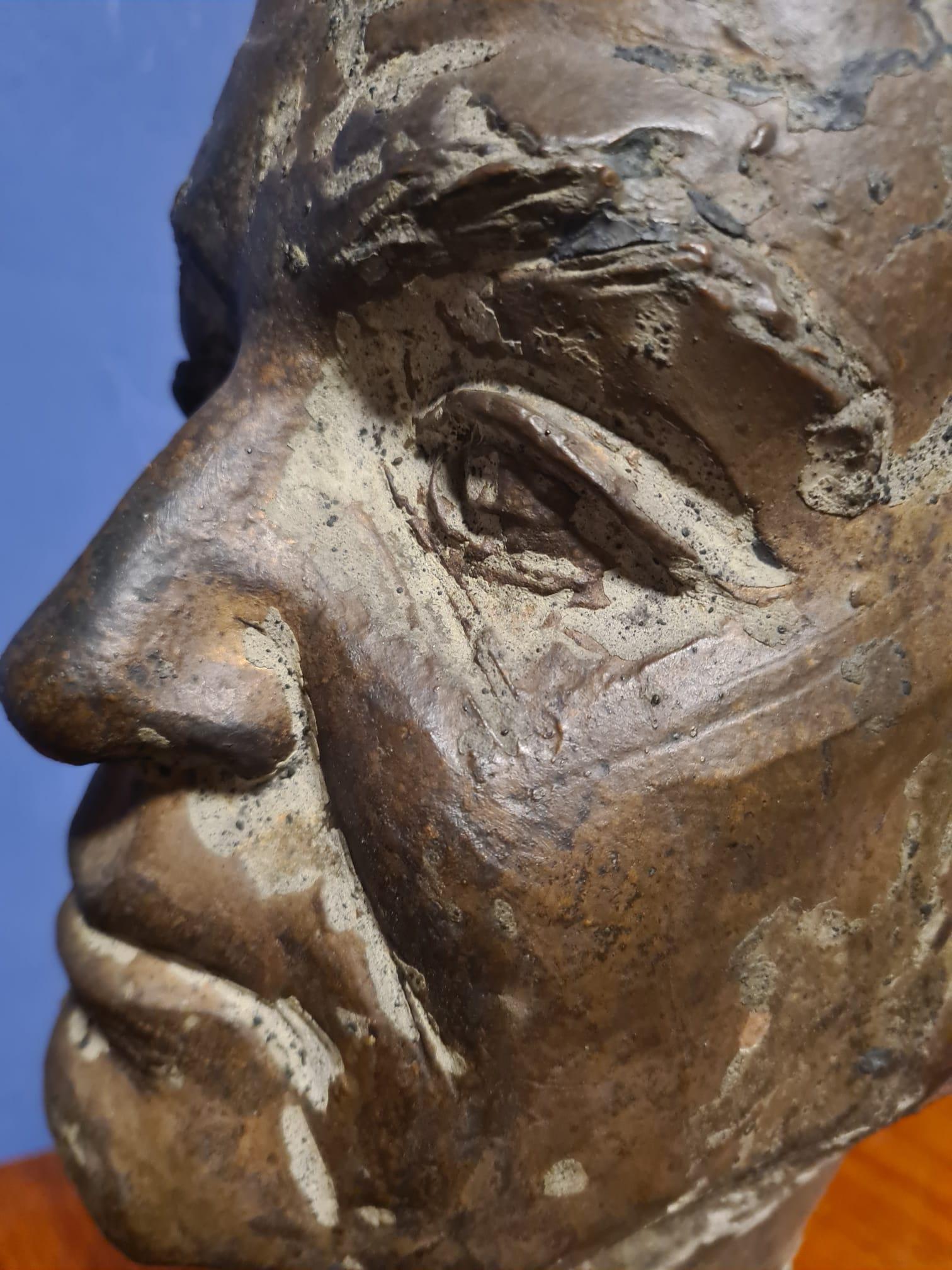 Bronze sculpture of Umberto Mastroianni For Sale 12