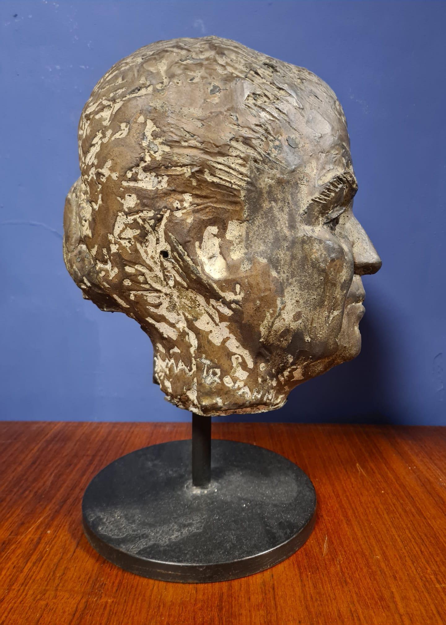 Bronze sculpture of Umberto Mastroianni For Sale 4