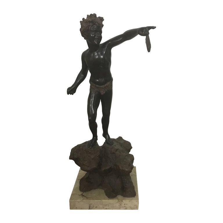 Amazing, Italian Bronze Sculpture For Sale at 1stDibs