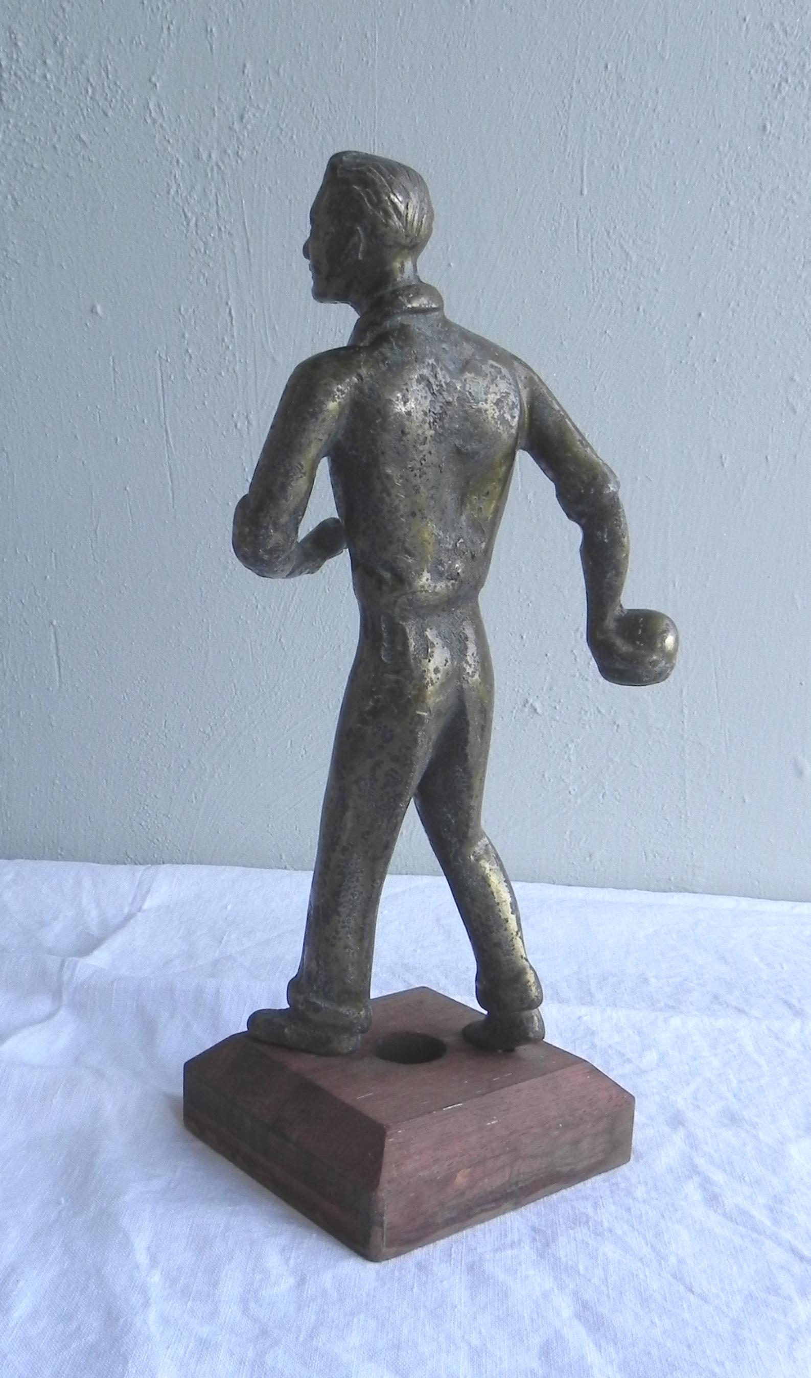 Mid-20th Century bronze sculpture, 