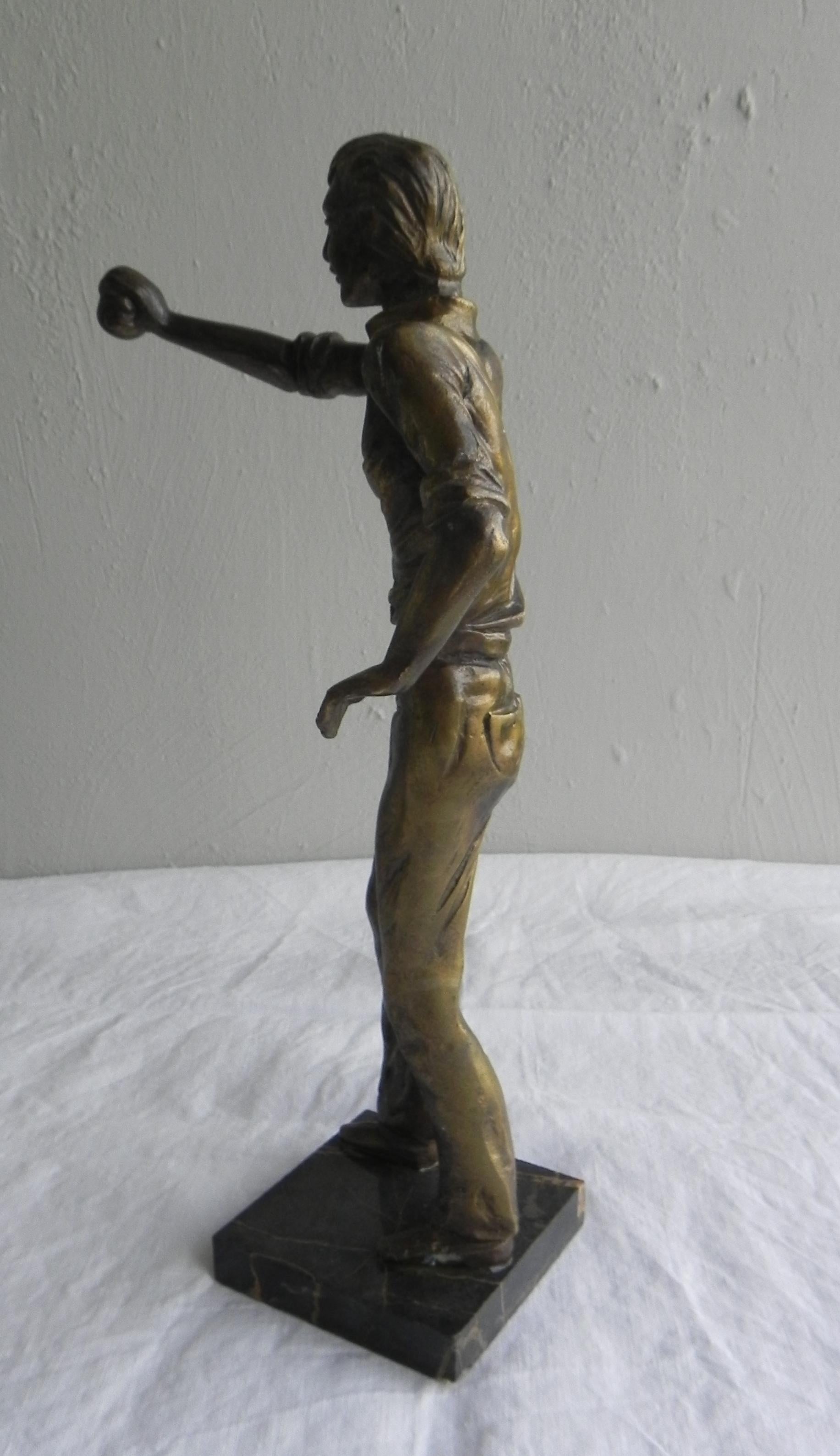 Mid-20th Century bronze sculpture, 