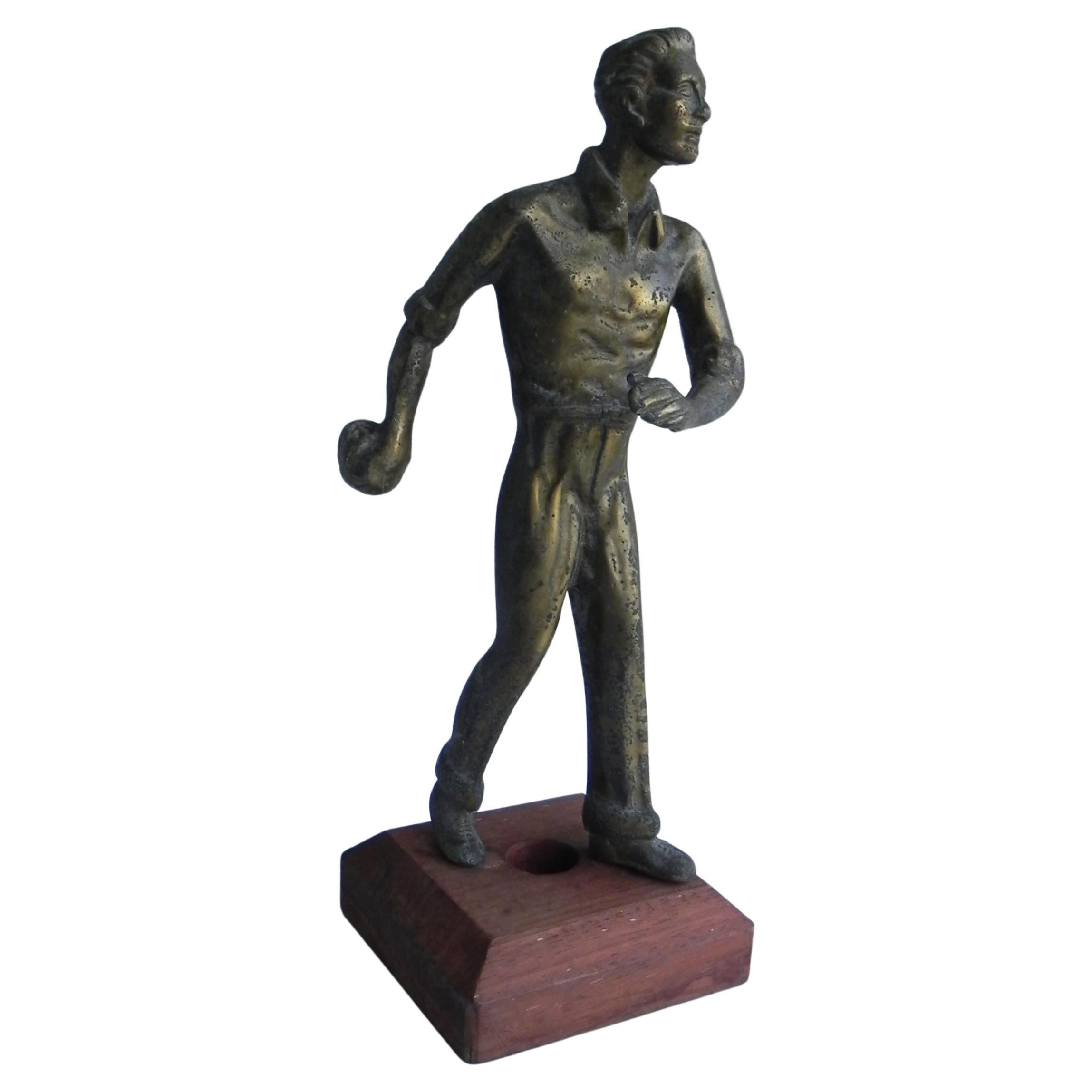 bronze sculpture, "joueurs de pétanque"