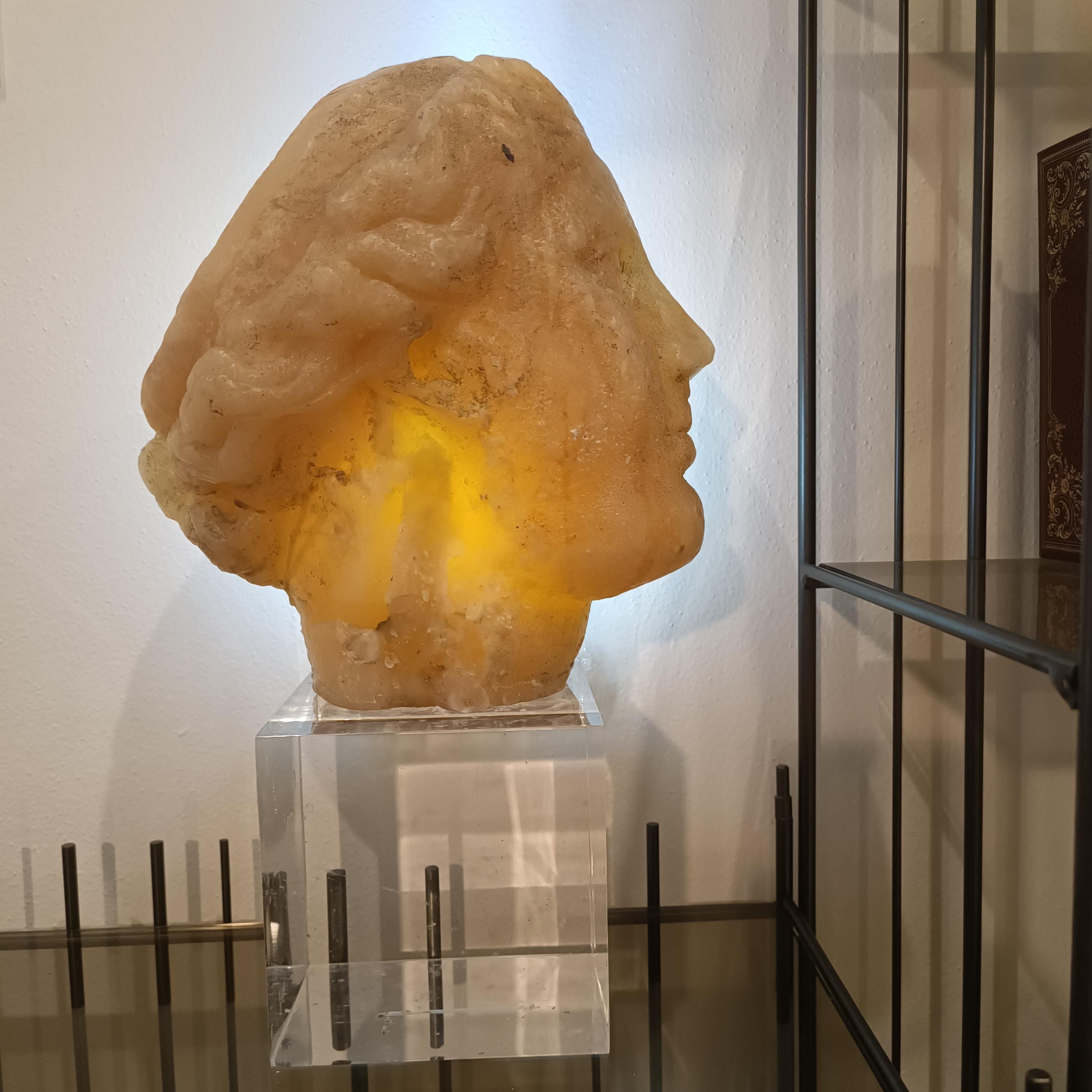 Scultura in cera “ Il volto”  di Alessandro La Motta (Zeitgenössisch) im Angebot