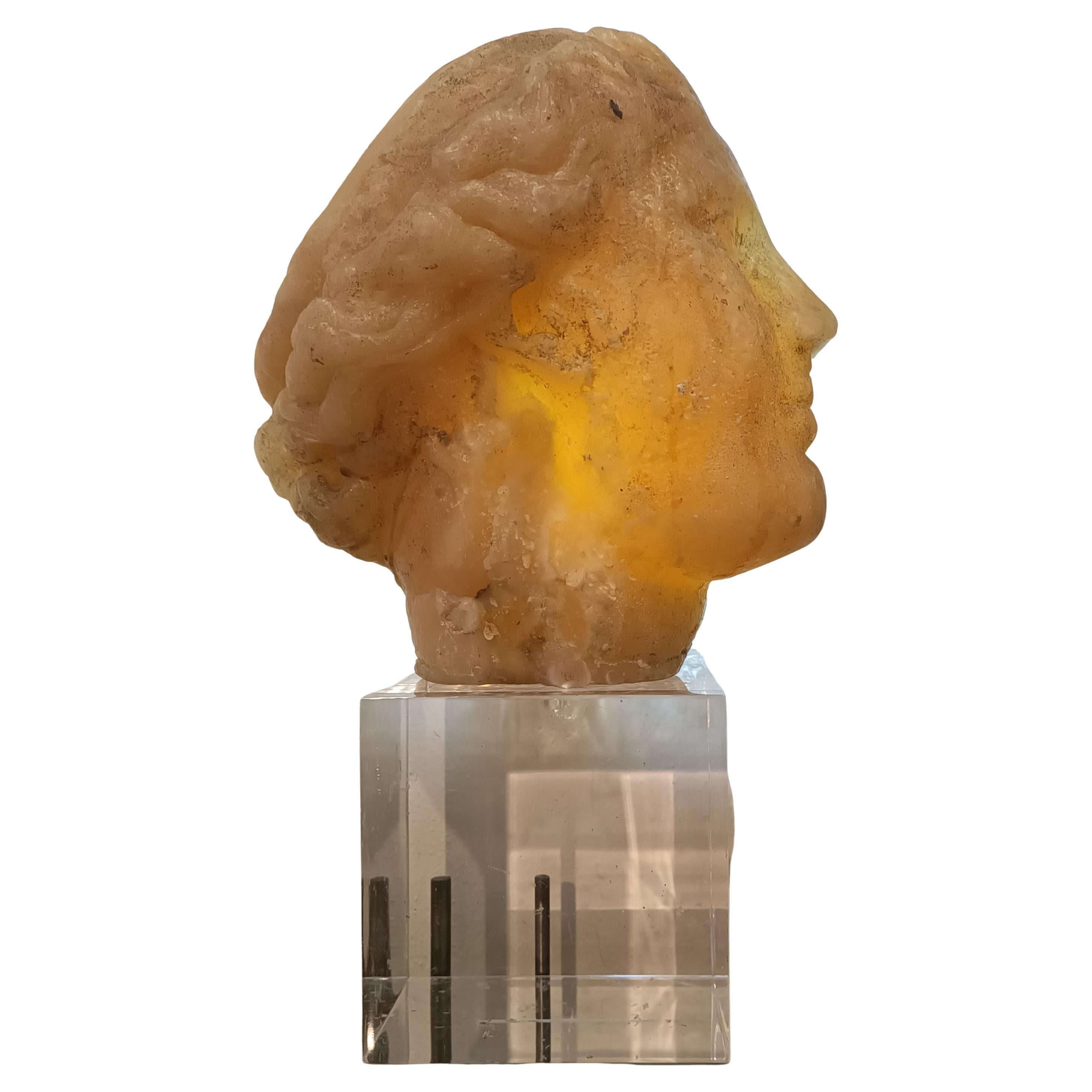Scultura in cera “ Il volto”  di Alessandro La Motta im Angebot