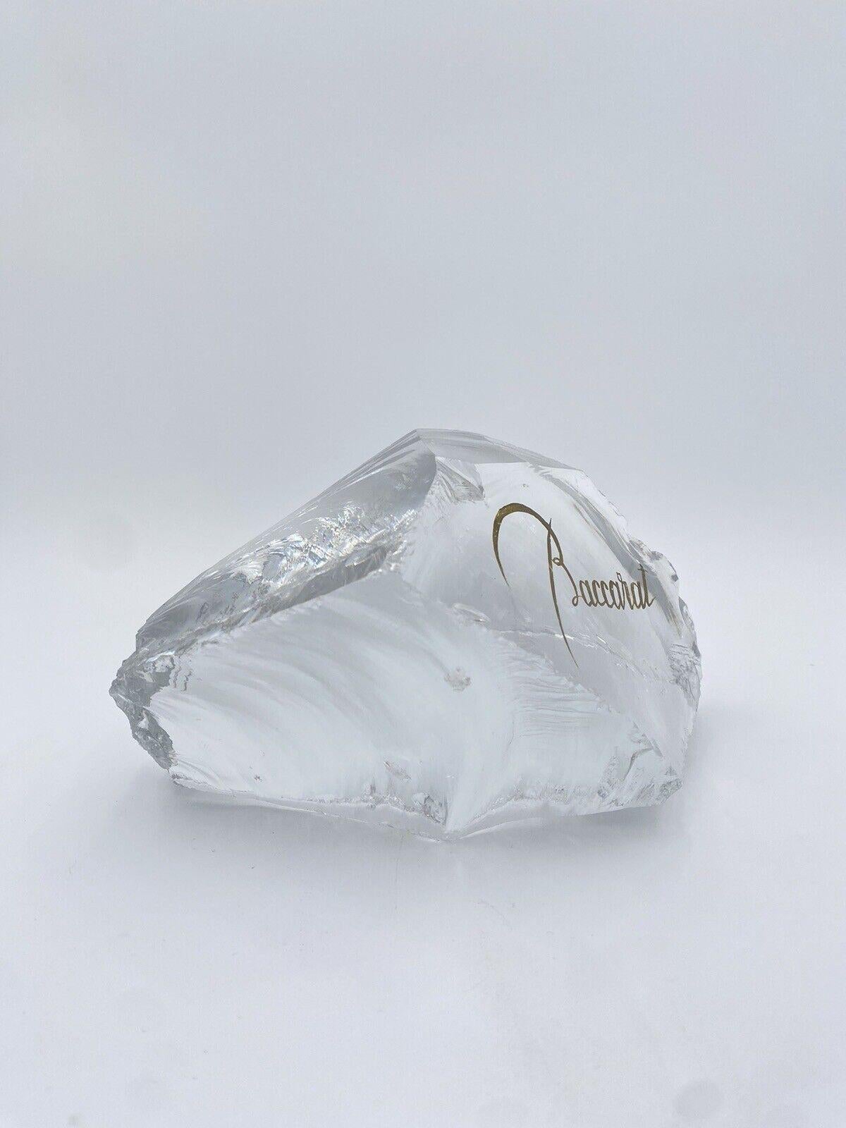 Escultura de Cristal Baccarat Francia Diseño Vintage Italian en venta
