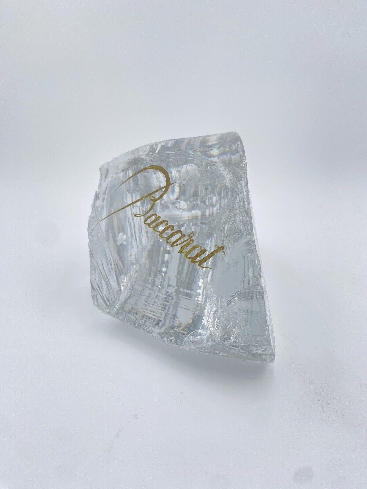 Escultura de Cristal Baccarat Francia Diseño Vintage en venta 3