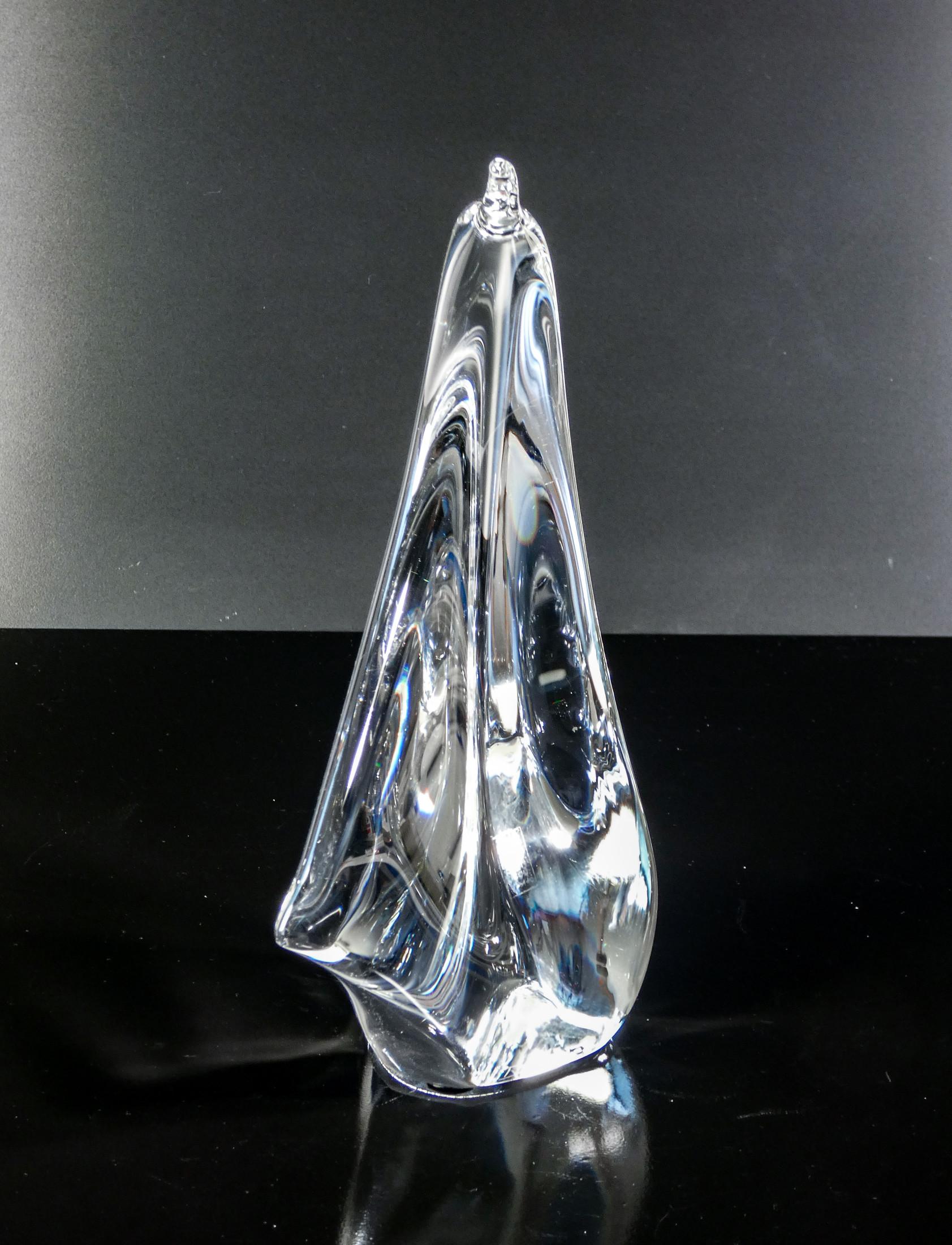 Sculpture en cristal de DAUM France. Pingouin. France, années 1990 Bon état - En vente à Torino, IT