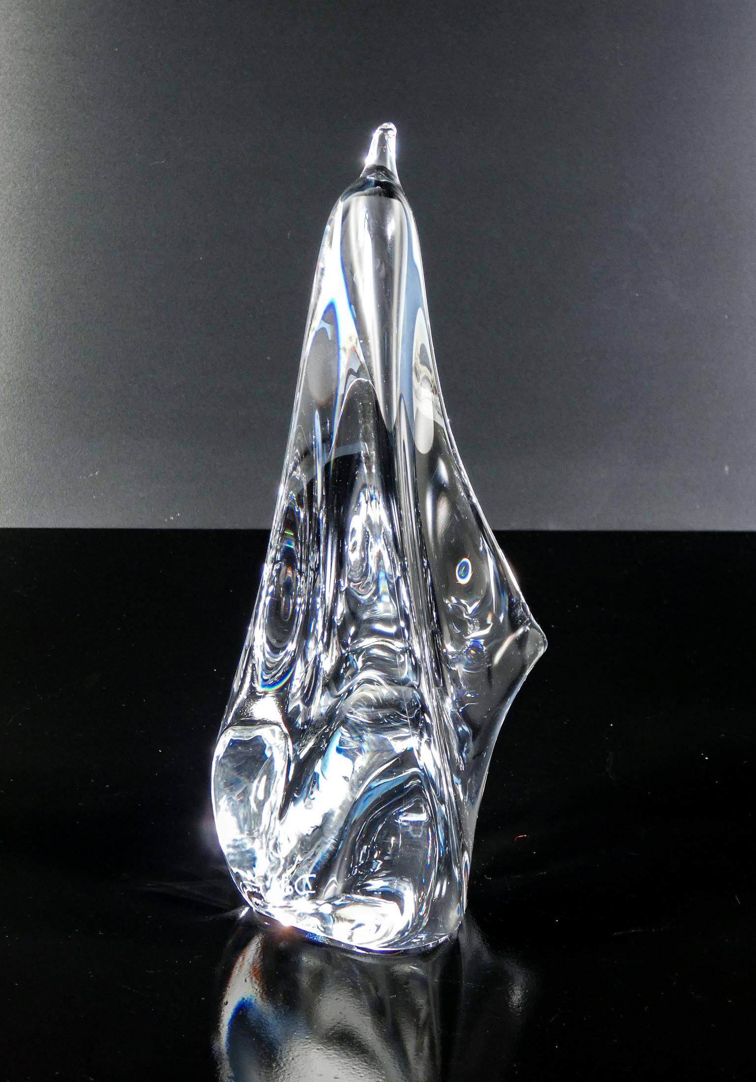 Cristal Sculpture en cristal de DAUM France. Pingouin. France, années 1990 en vente
