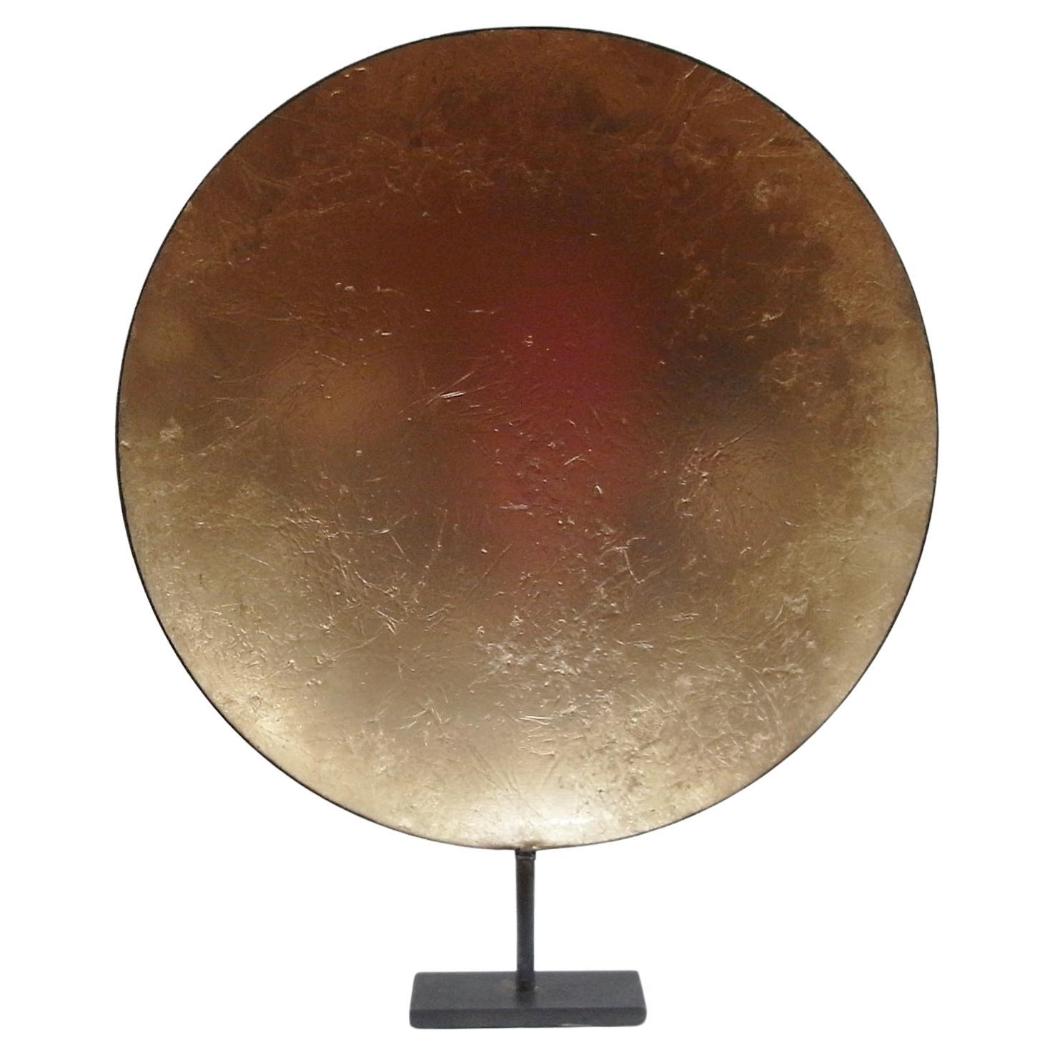 Scultura en Foglia Oro Moon di Berni Valter