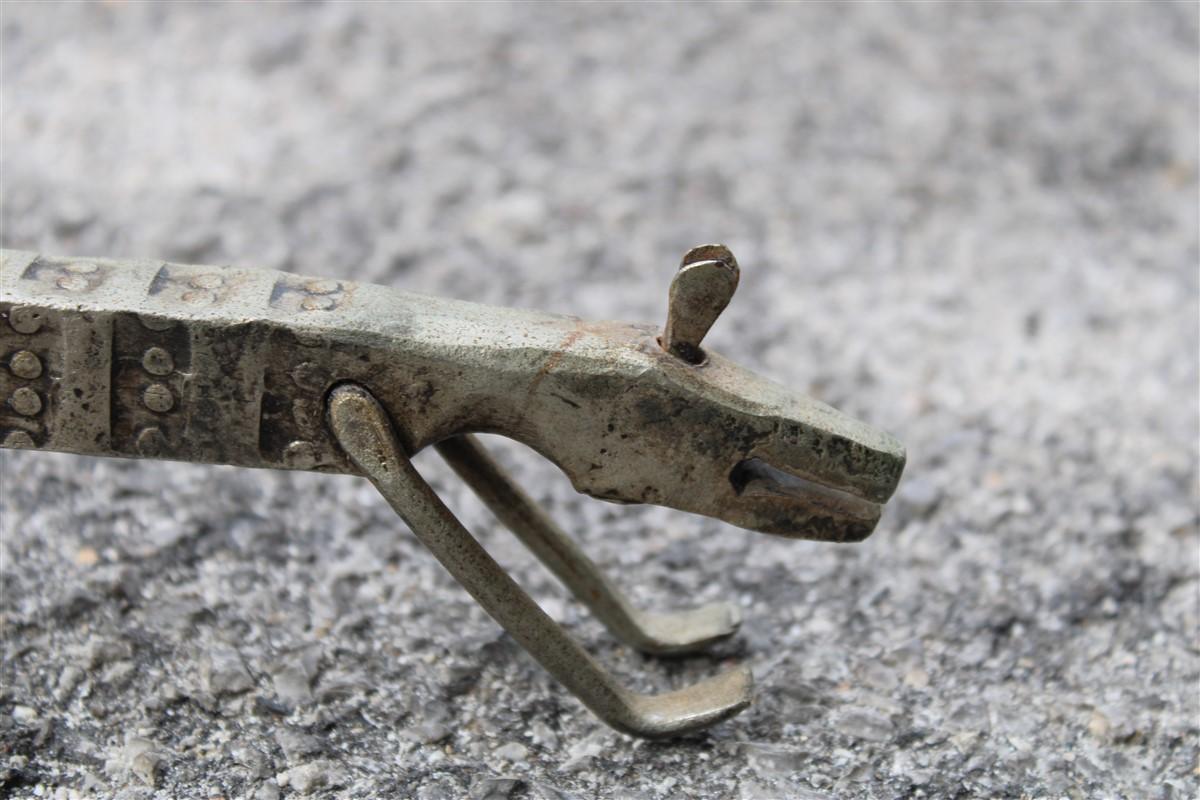 Escultura metálica de perro Italia 1960 Brutalista Italian en venta