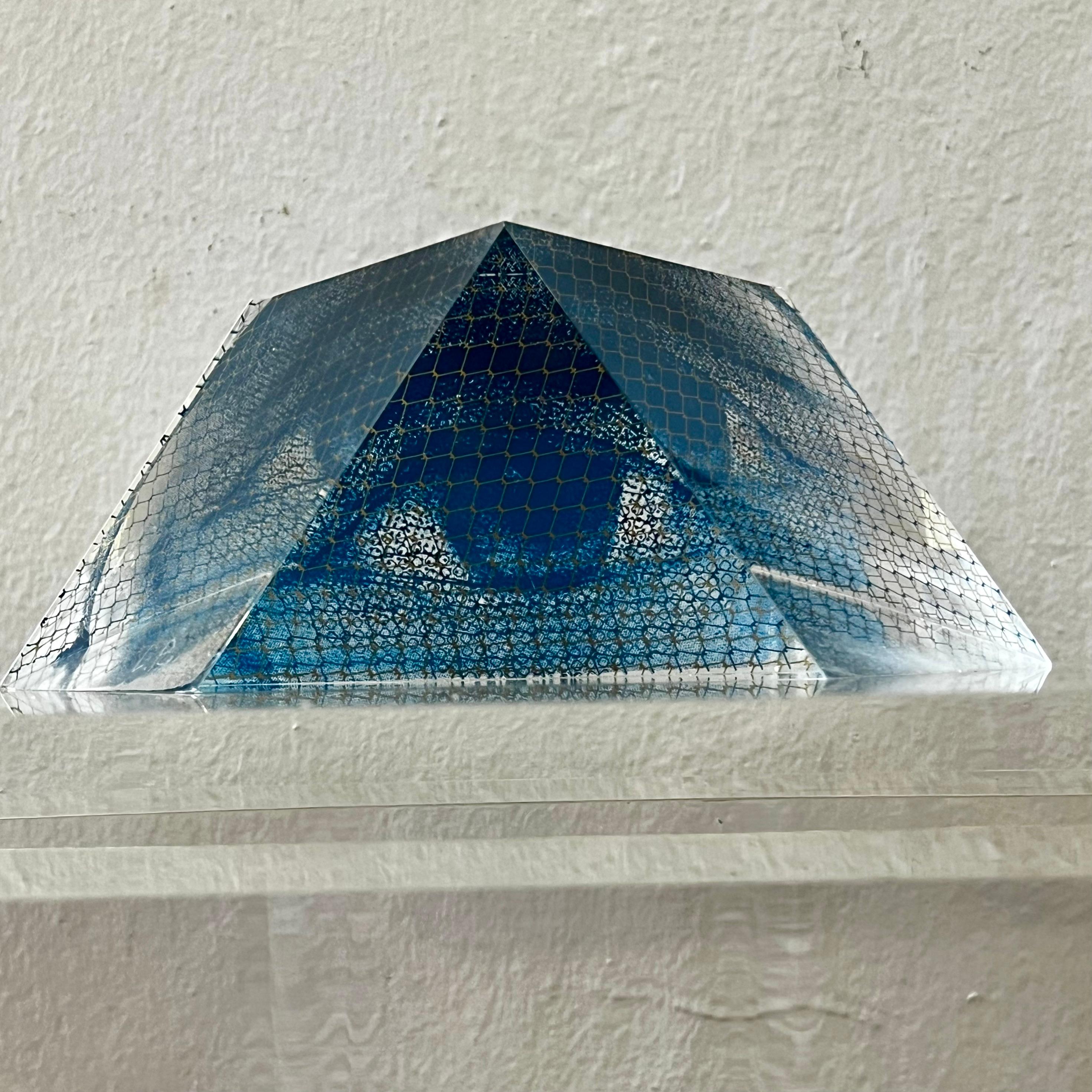 Plexiglass Sculpture - Two Screen Printed Multiples Signed and Numbered - 100 pcs. For Sale 1