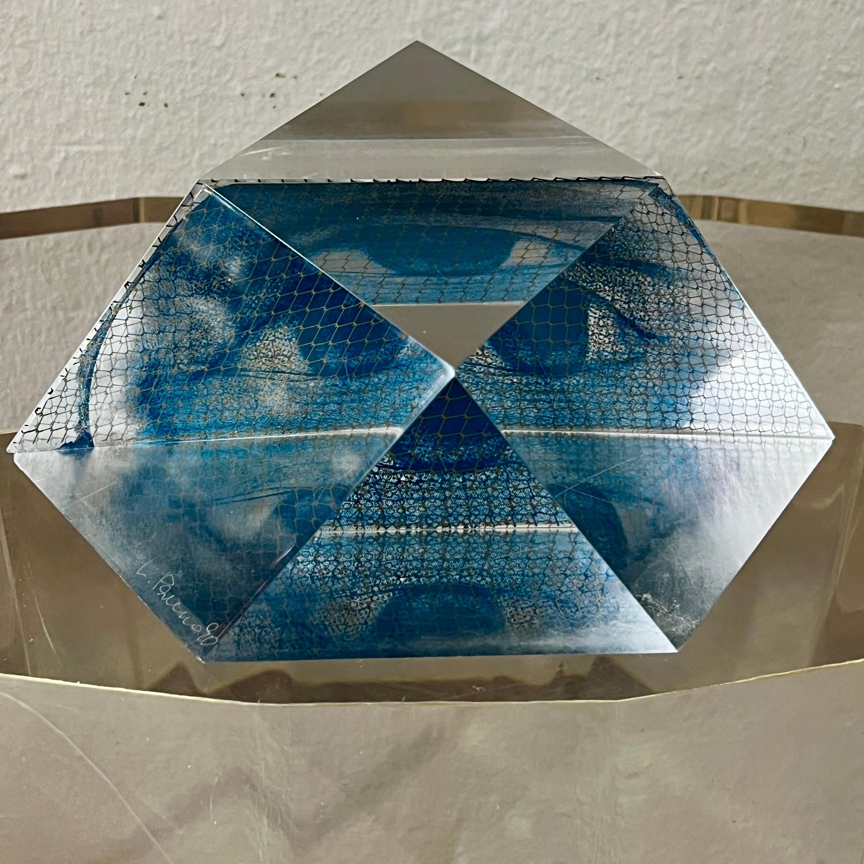 Plexiglass Sculpture - Two Screen Printed Multiples Signed and Numbered - 100 pcs. For Sale 2