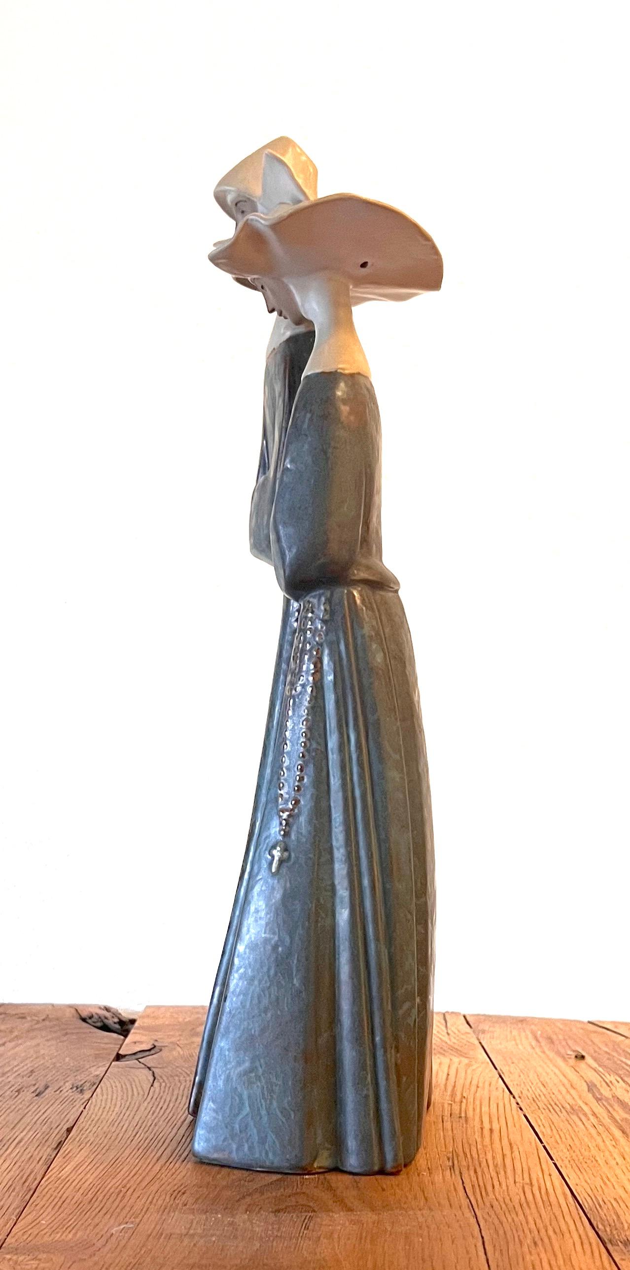 Porzellan-Skulptur von Lladro (Moderne der Mitte des Jahrhunderts) im Angebot