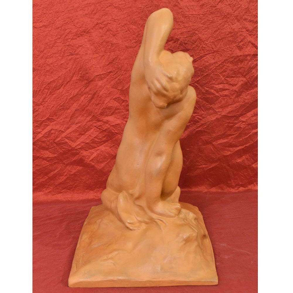 Scultura  En Terracota, Nudo de Giovane Donna, Art Déco, Escultor italiano, XX. Alfarería en venta