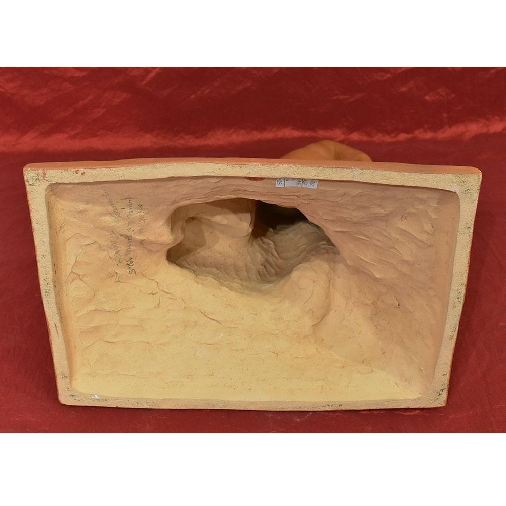 Scultura  En Terracota, Nudo de Giovane Donna, Art Déco, Escultor italiano, XX. en venta 2