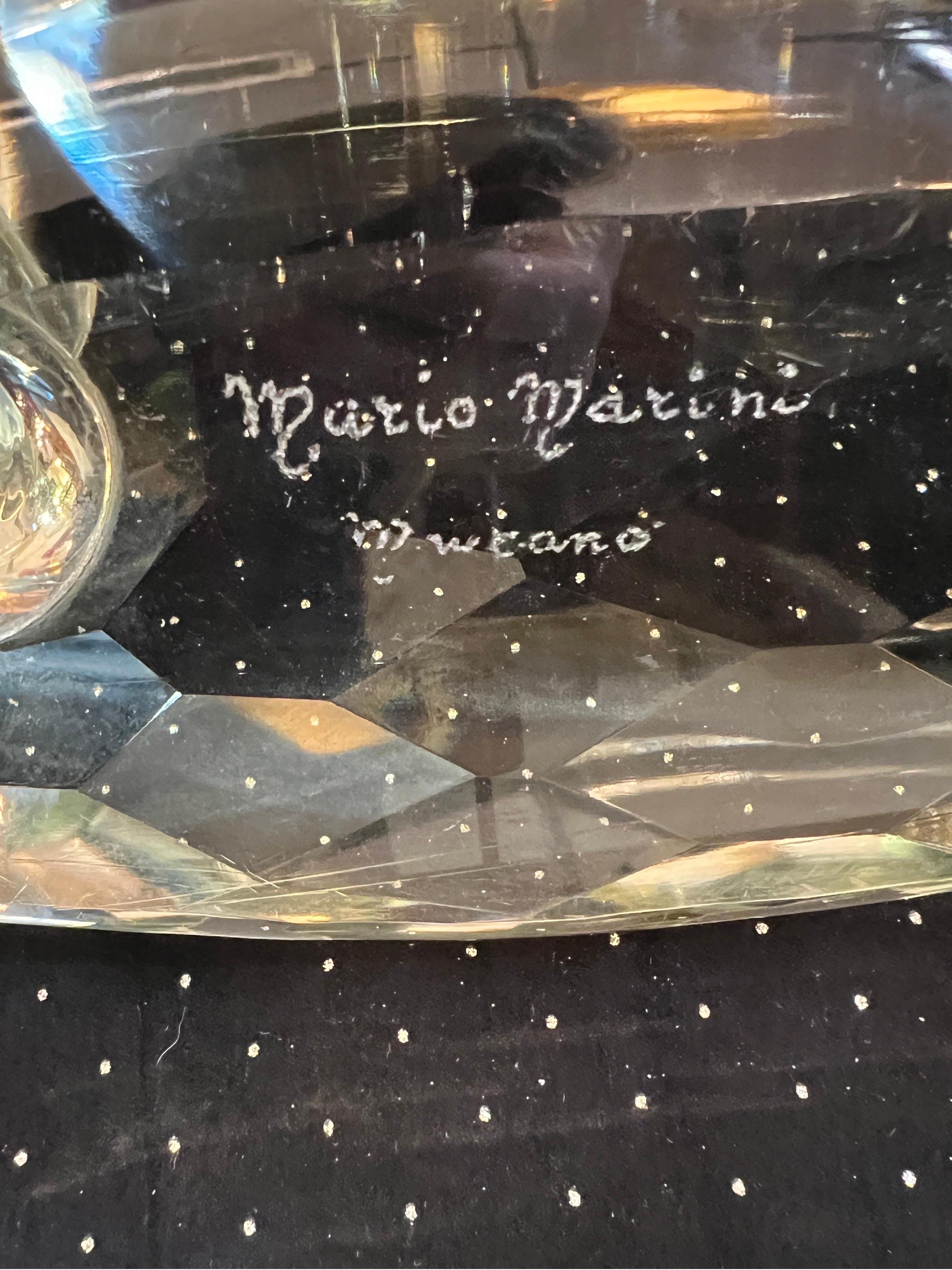 Scultura in Vetro di Murano a forma di Anatra, firmata da Mario Marini, 1950 For Sale 9