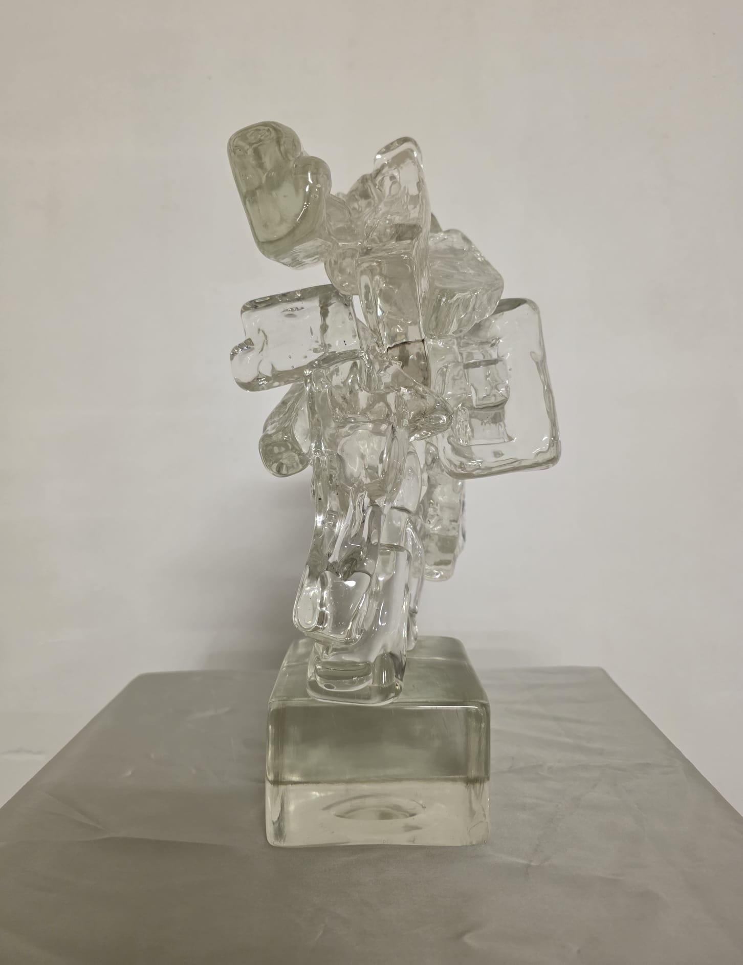 Sculpture en verre de Murano par Ermanno Nason, 1969 en vente 4