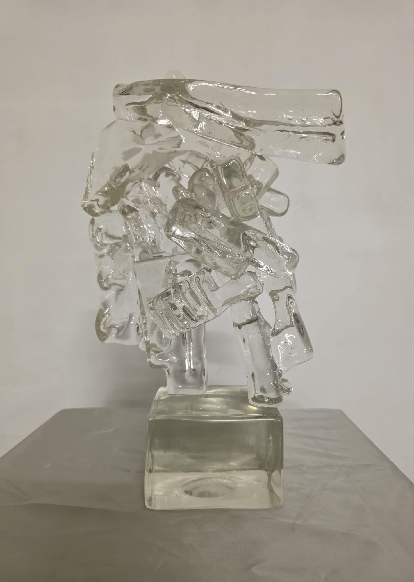 Sculpture en verre de Murano par Ermanno Nason, 1969 en vente 5