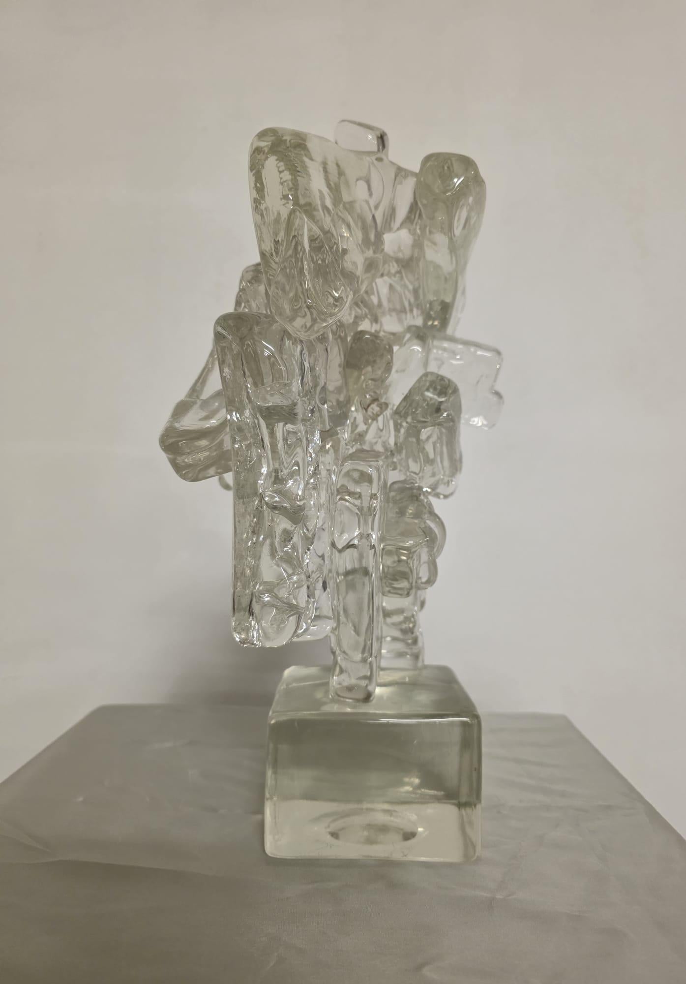 Sculpture en verre de Murano par Ermanno Nason, 1969 en vente 6