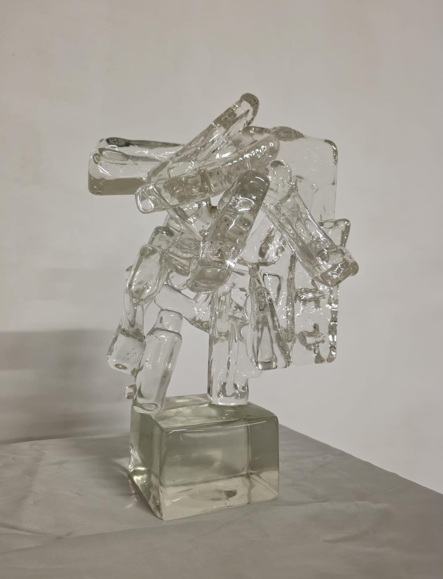 European Sculpture en verre de Murano par Ermanno Nason, 1969 en vente
