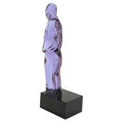 Murano Glass Sculpture: "Woman and Motherhood," Italy, 1970, Mid-Century Modern