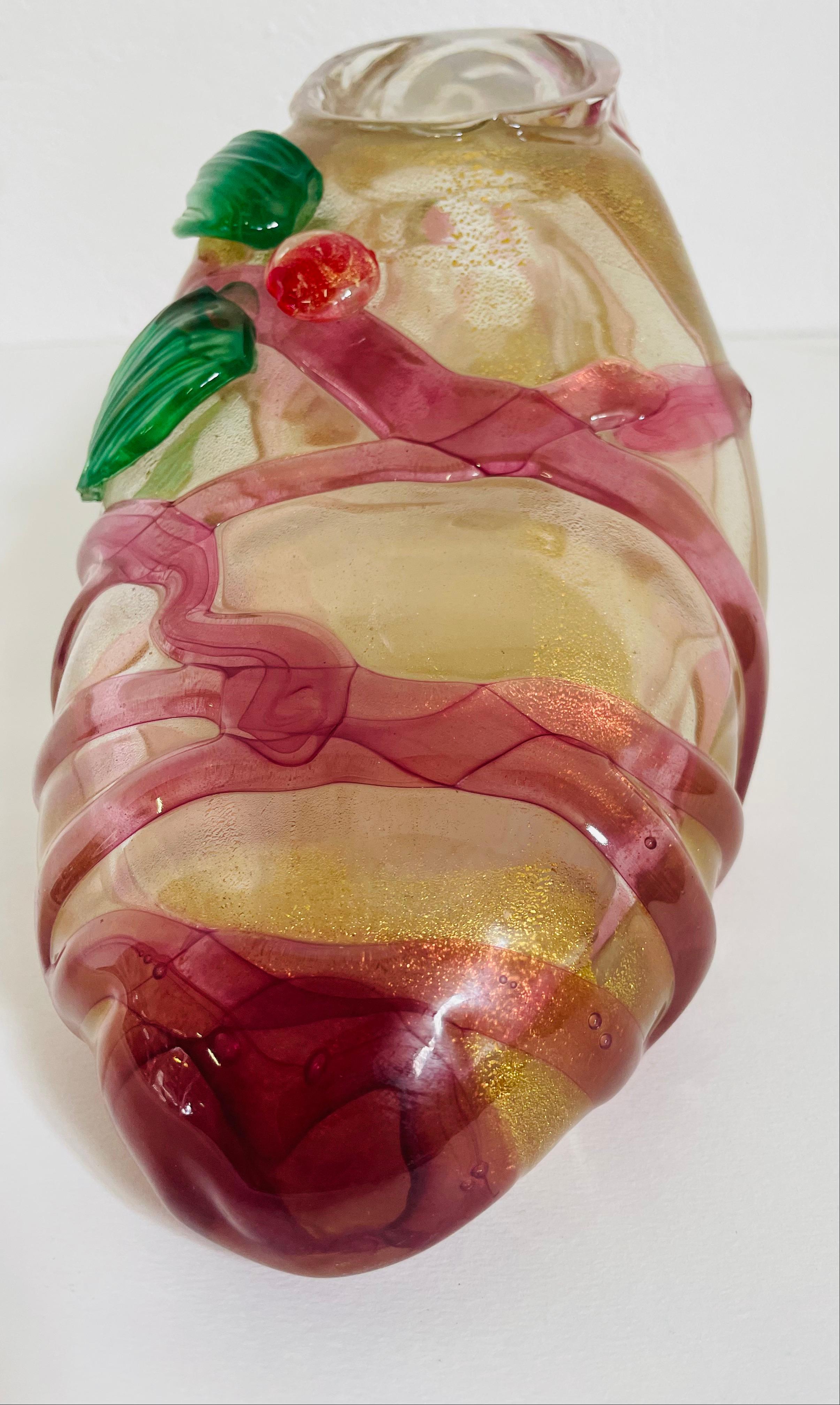 Sculpture en verre Scarpa de Pino Signoretto pour Redusart en vente 3