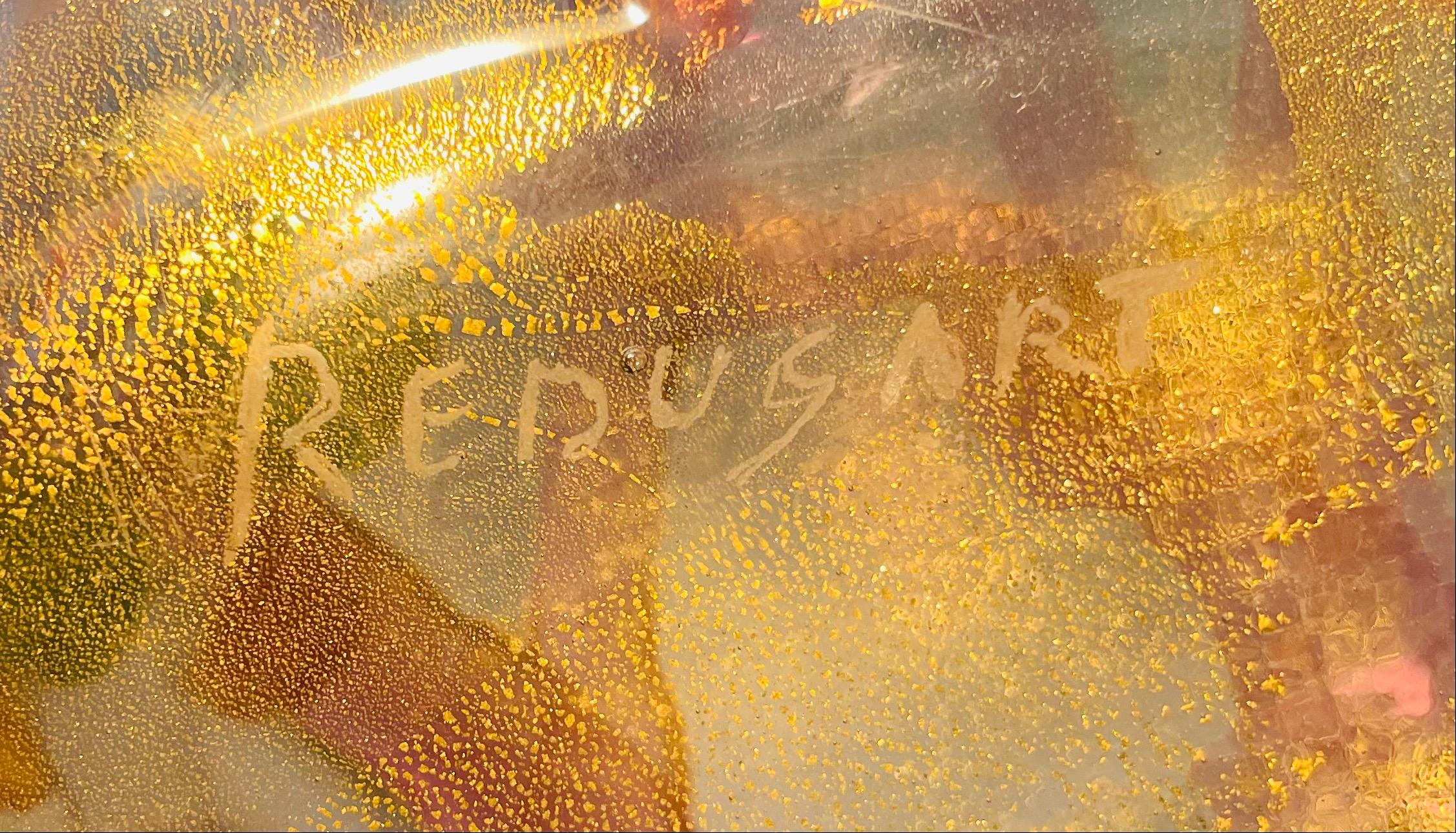 Sculpture en verre Scarpa de Pino Signoretto pour Redusart en vente 8