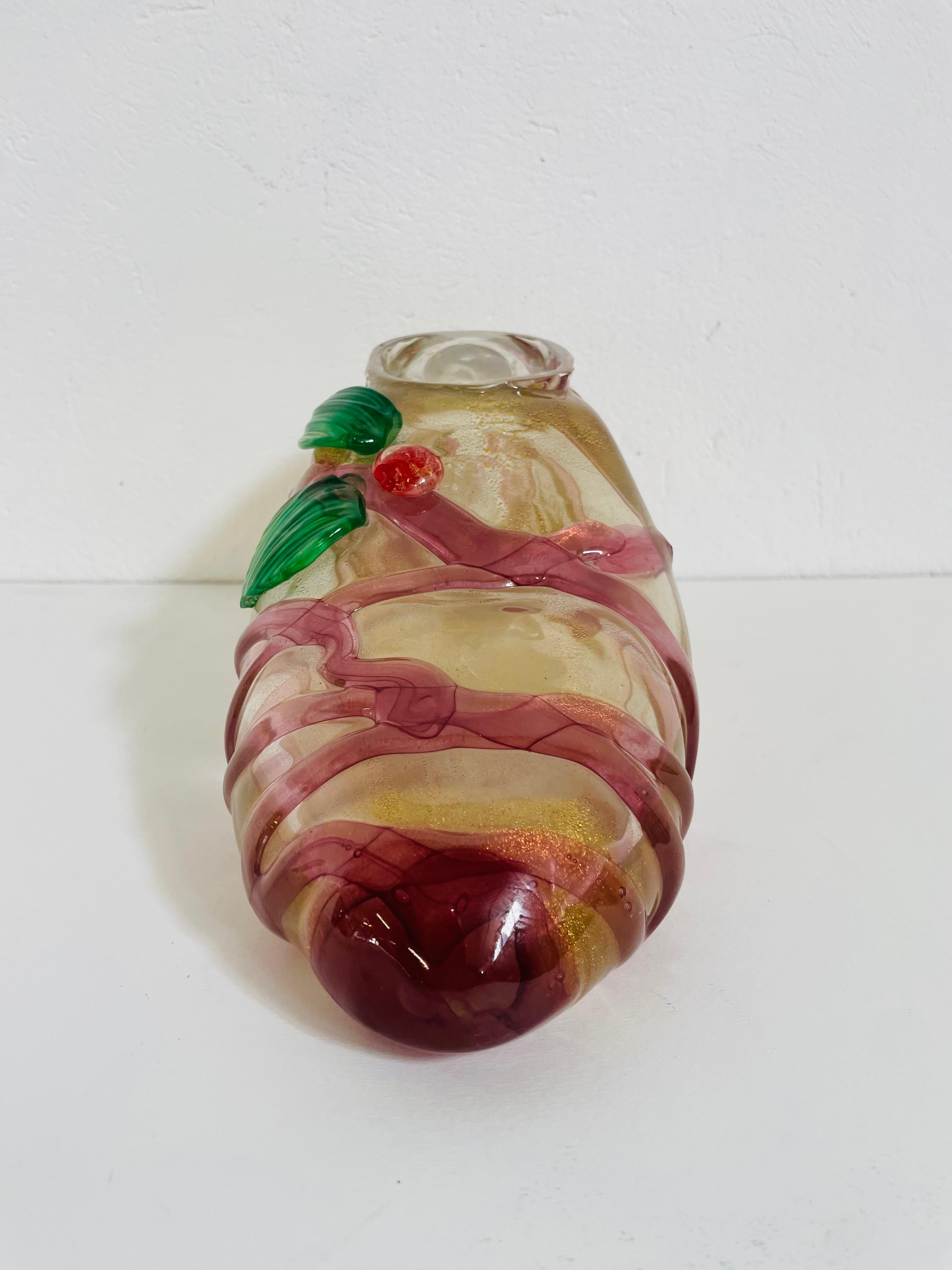Verre Sculpture en verre Scarpa de Pino Signoretto pour Redusart en vente