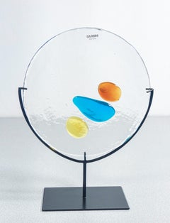 Blown glass sculpture, design Alfredo BARBINI. Murano, 70s
