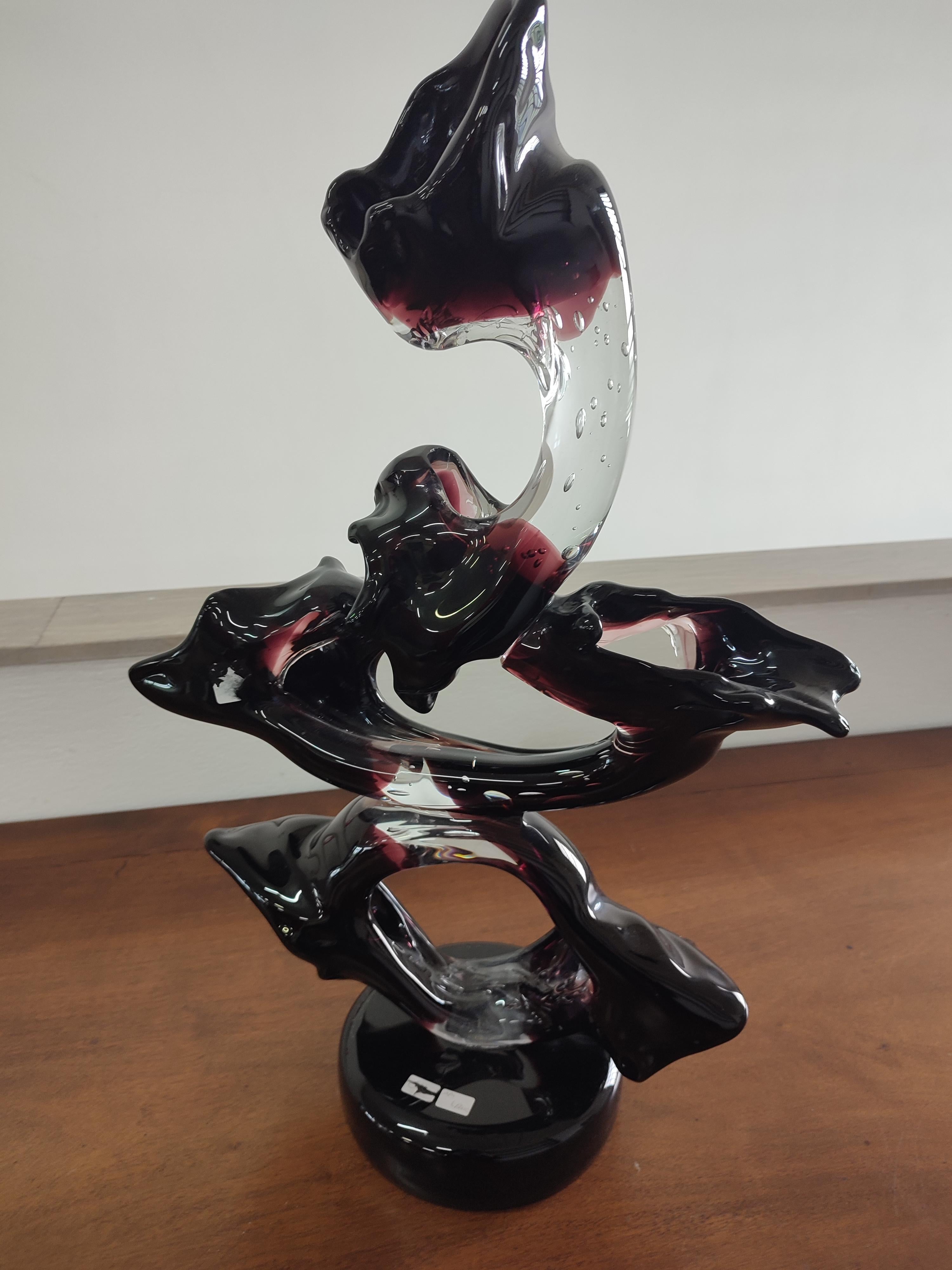Murano blown glass sculpture In Excellent Condition For Sale In Borgo Veneto, IT