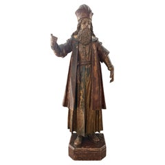 Scultura lignea di dignitario, Austria - fine XV secolo