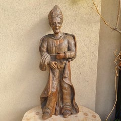 Scultura Lignea Femminile Fiamminga del 500