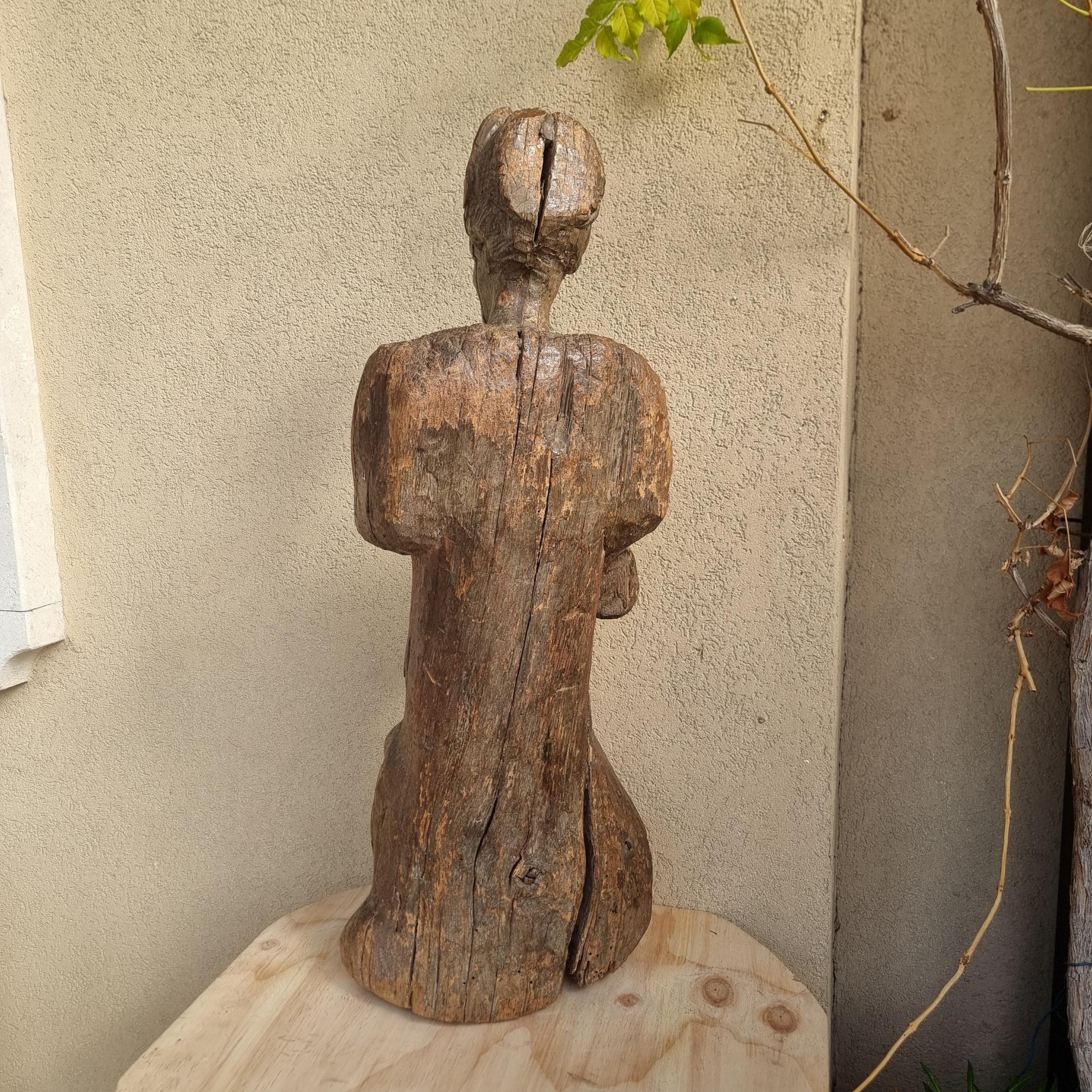 Scultura Lignea Femminile Fiamminga del 500 in vendita 1